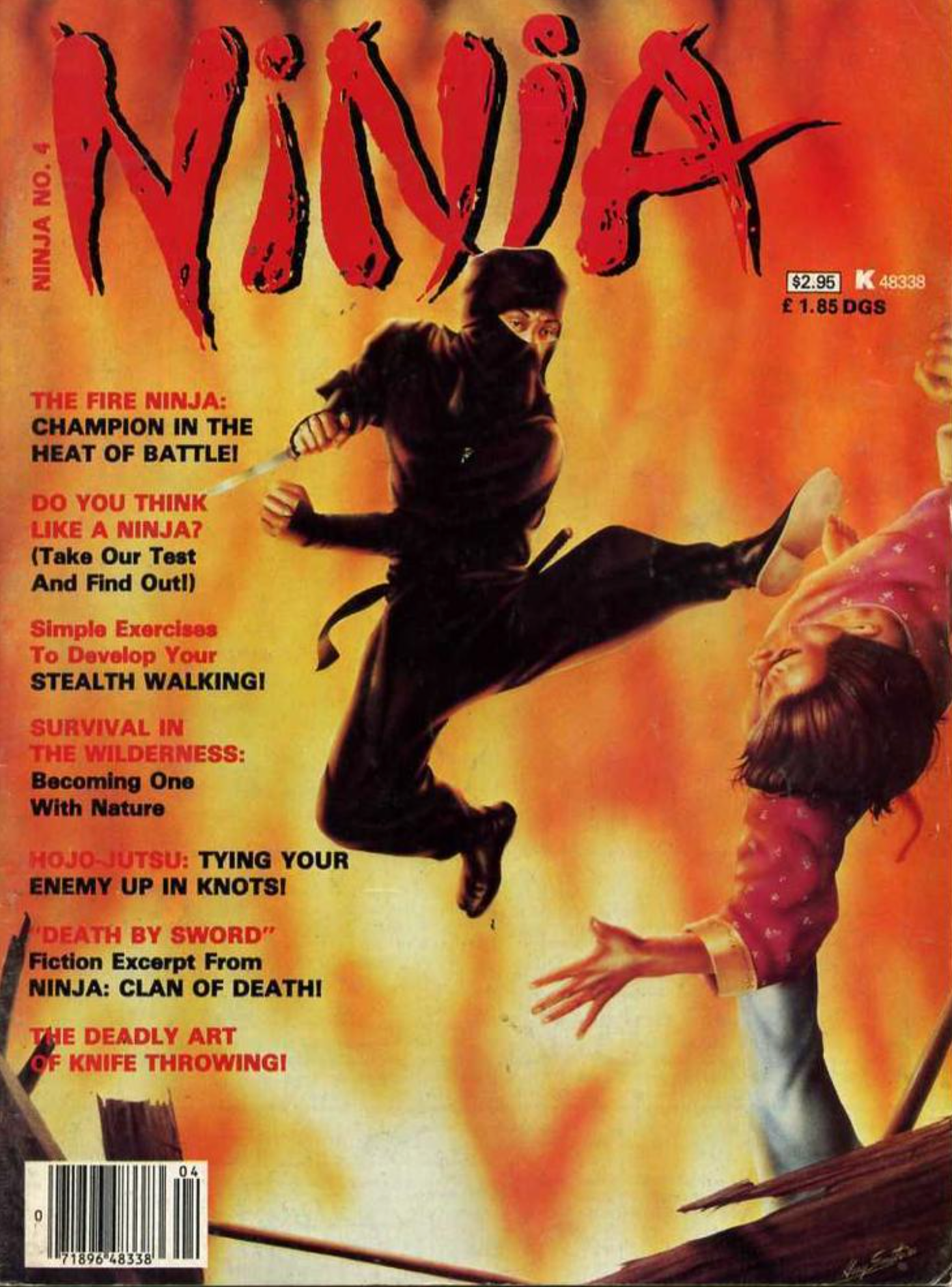 Ninja Magazine #4 (1984) (Preowned)