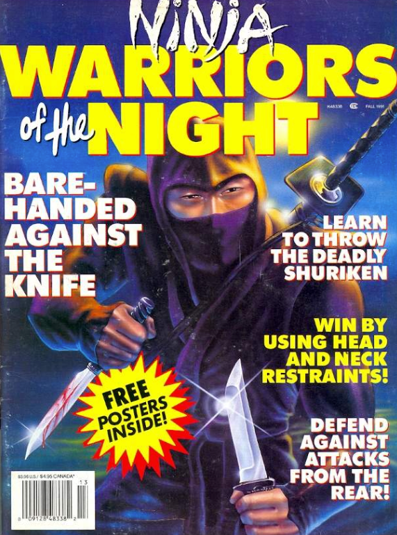 Ninja Warriors of the Night Magazine (1991) (Preowned)