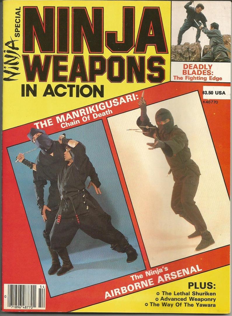 Ninja Weapons Rifle Rifle Ninja Weapons in Action Magazine (1985) (Preowned) – Budovideos Inc
