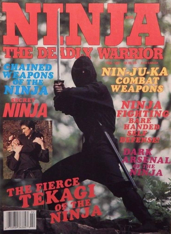 Ninja the Deadly Warrior Magazine #3 (1987) (Preowned)
