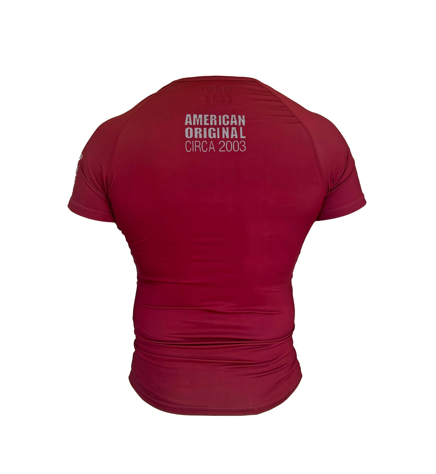 Core Short Sleeve Rash Guard - MERLOT RED