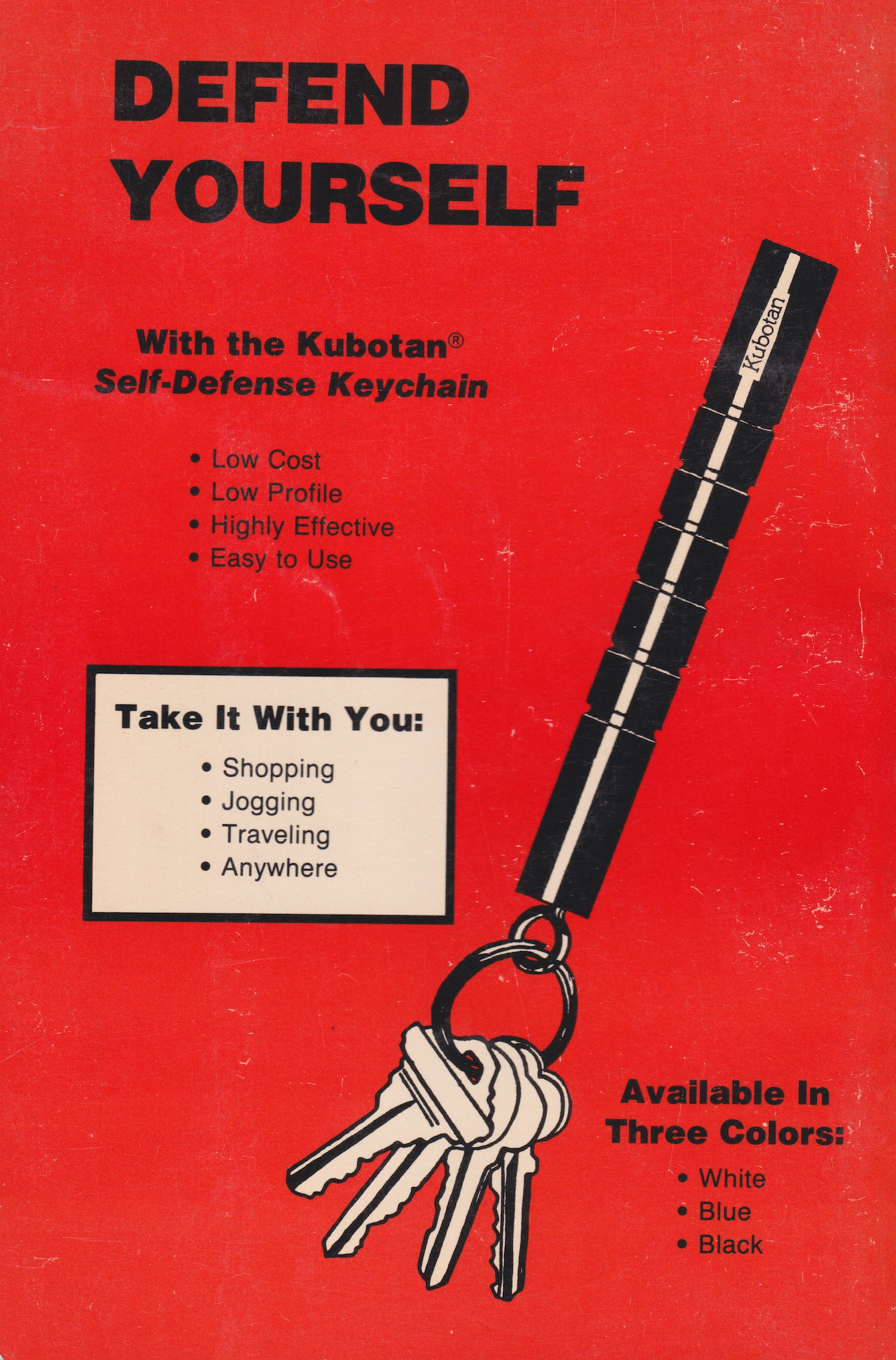 Official Kubotan Techniques Book by Takayuki Kubota (Preowned)