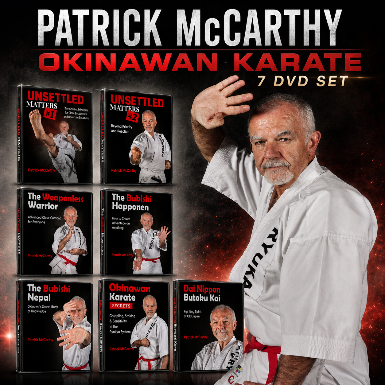 Okinawan Karate 7 DVD Set with Patrick McCarthy