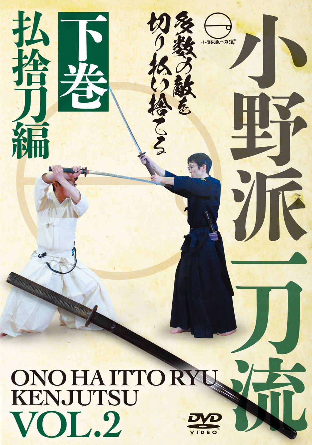 Ono Ha Itto Ryu Kenjutsu Vol 2 DVD by Toru Ishizaki
