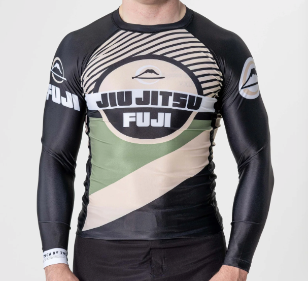 Pacer Flex Lite Long Sleeve Rashguard Black by Fuji