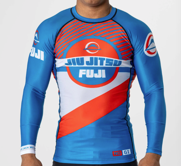 Pacer Flex Lite Long Sleeve Rashguard Blue/Red by Fuji (Copy)