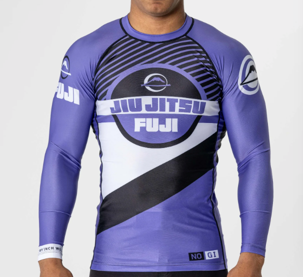 Pacer Flex Lite Long Sleeve Rashguard Purple by Fuji