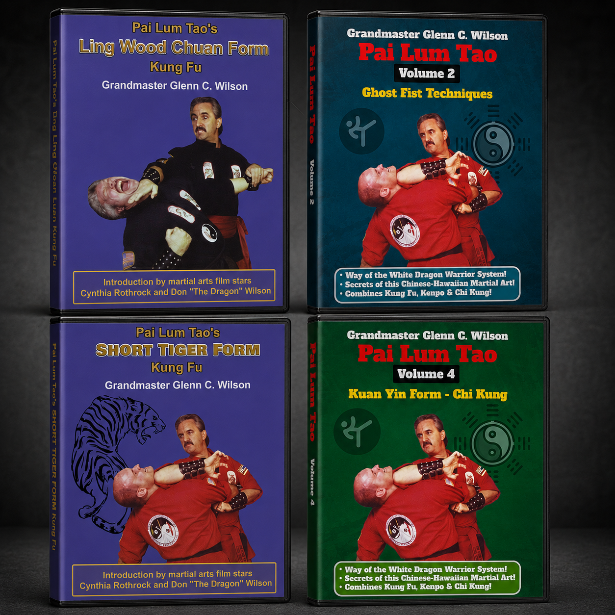 Pai Lum Tao Chinese Hawaiian Martial Art Series 4 DVD Set by Glenn Wilson