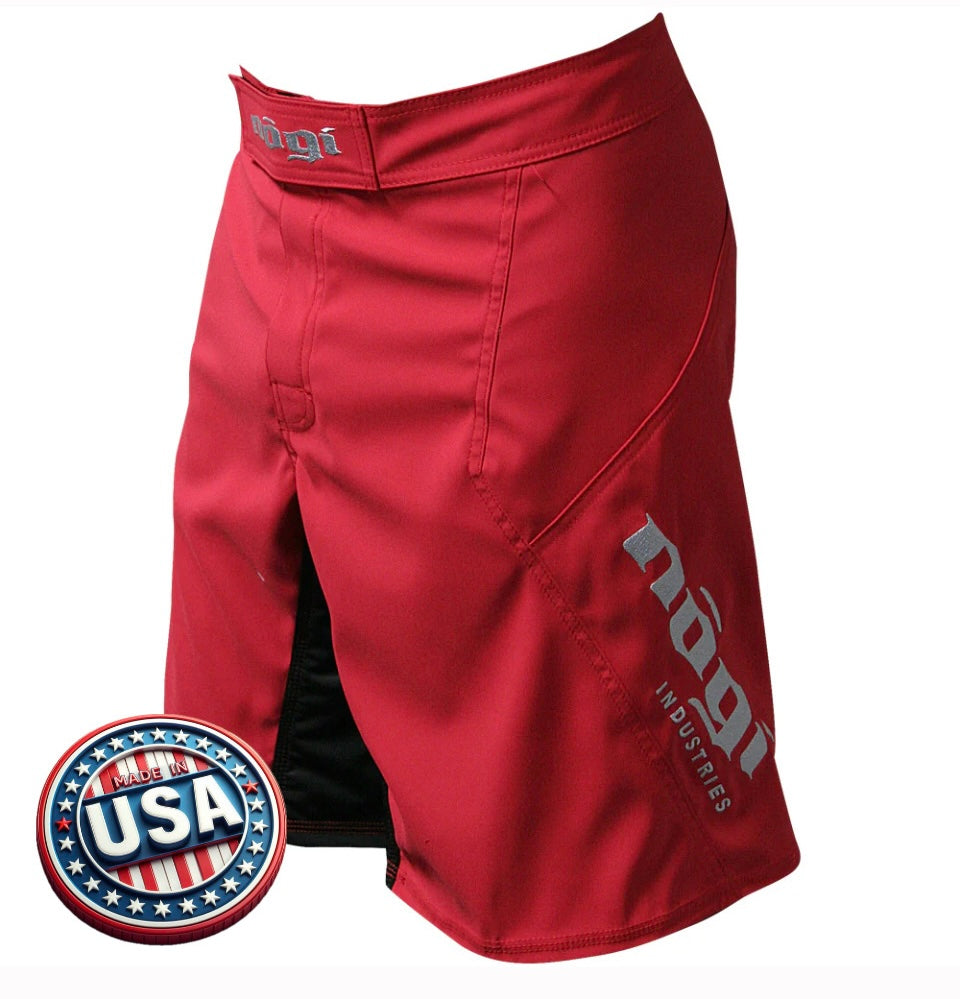 Phantom 3.0 Fight Shorts - Candy Apple Red by Nogi Industries - MADE IN USA - Limited Edition