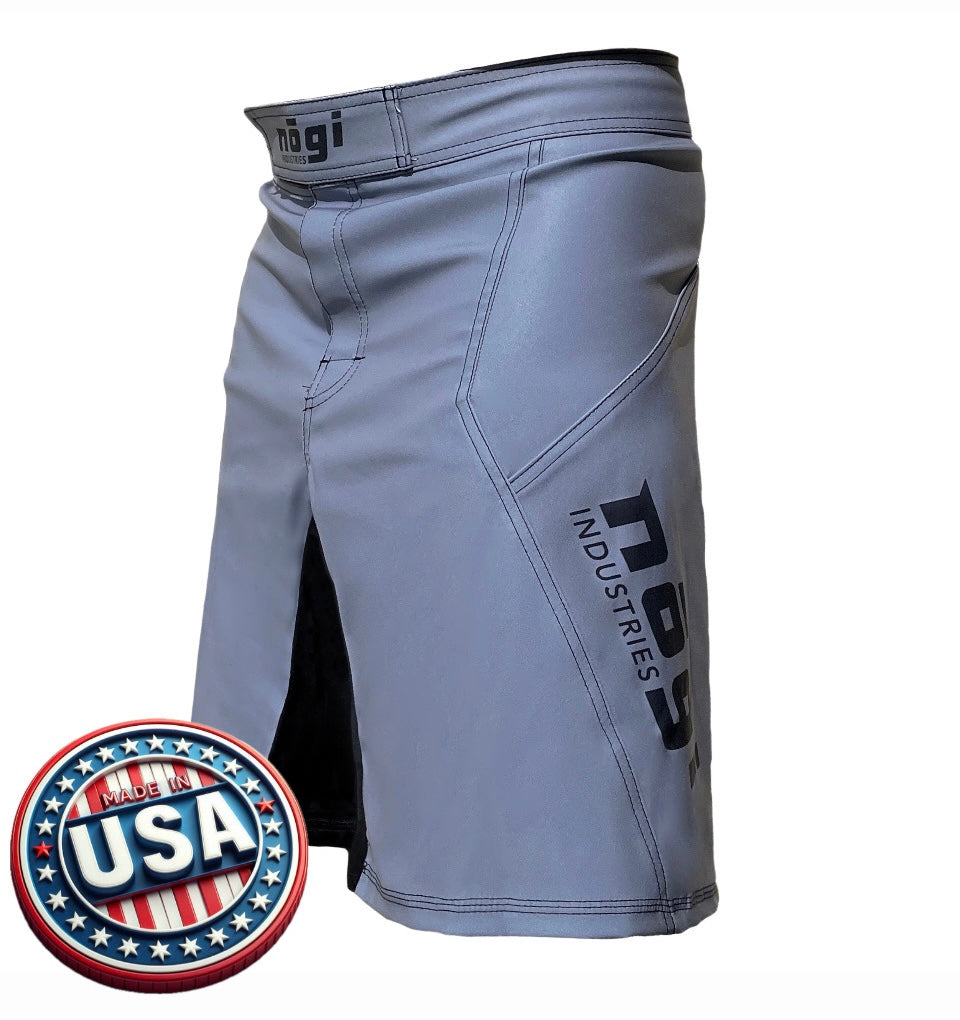 Phantom 4.0 Fight Shorts - Classic Gray by Nogi Industries - MADE IN USA