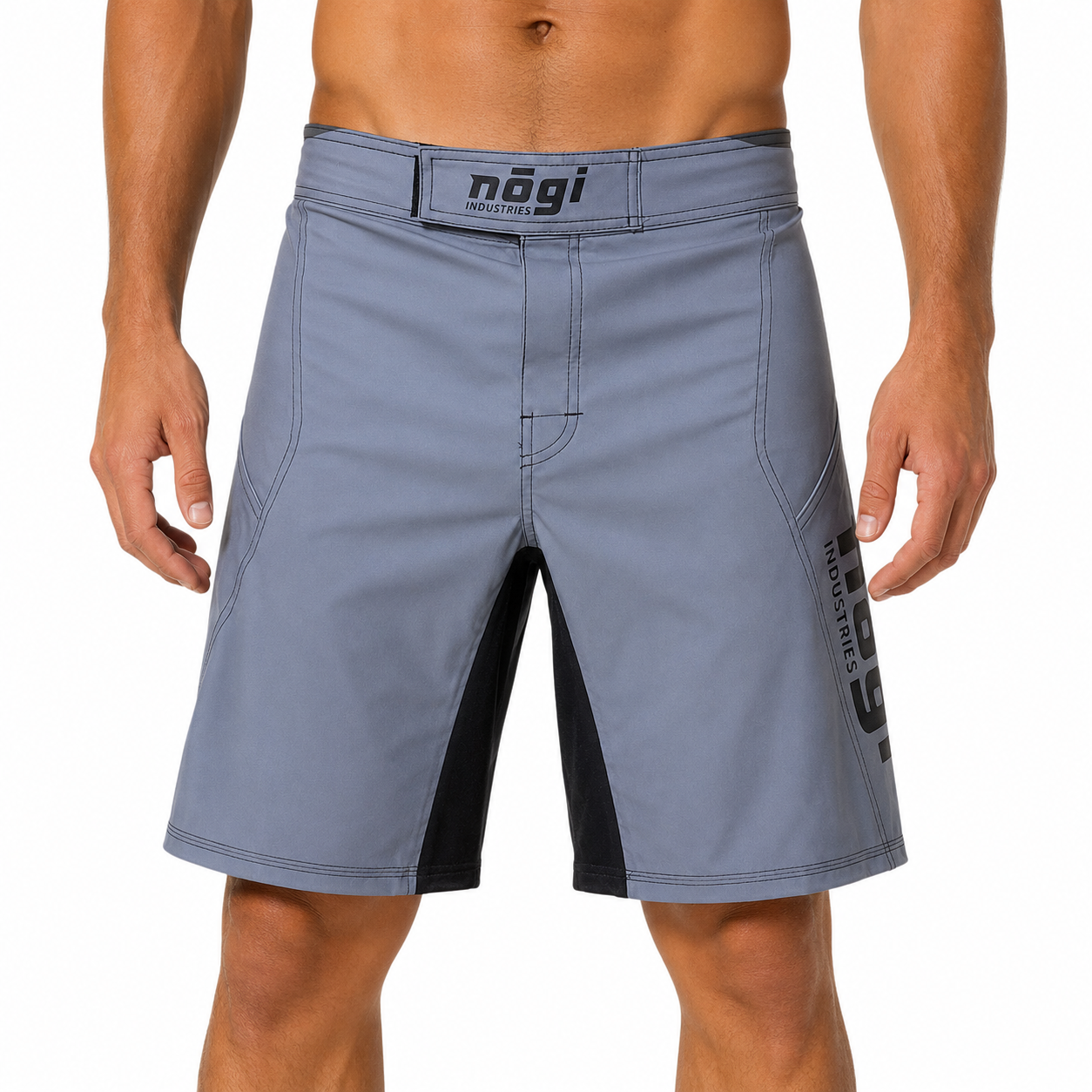 ファントム 4.0 ファイト ショーツ - クラシック グレー by Nogi Industries - MADE IN USA