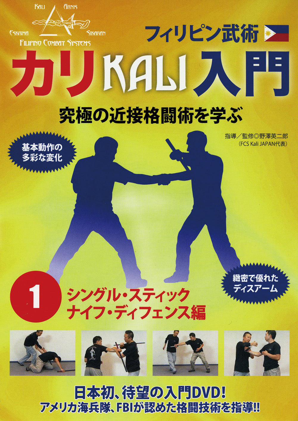 Philippine Martial Arts Kali Introduction Volume 1 DVD