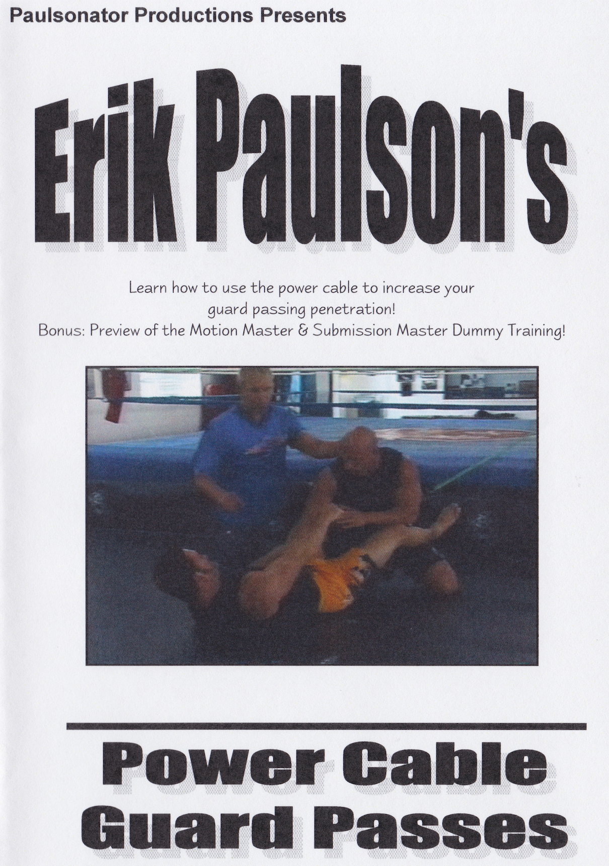 DVD de protectores de cables de alimentación de Erik Paulson