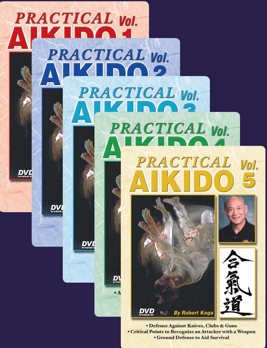 Práctico Aikido Real-Life Street Self Defense 5 DVD Set con Robert Koga