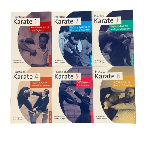 Practical Karate 6 Book Set by Masatoshi Nakayama & Donn Draeger (1991 Edition) (Preowned)