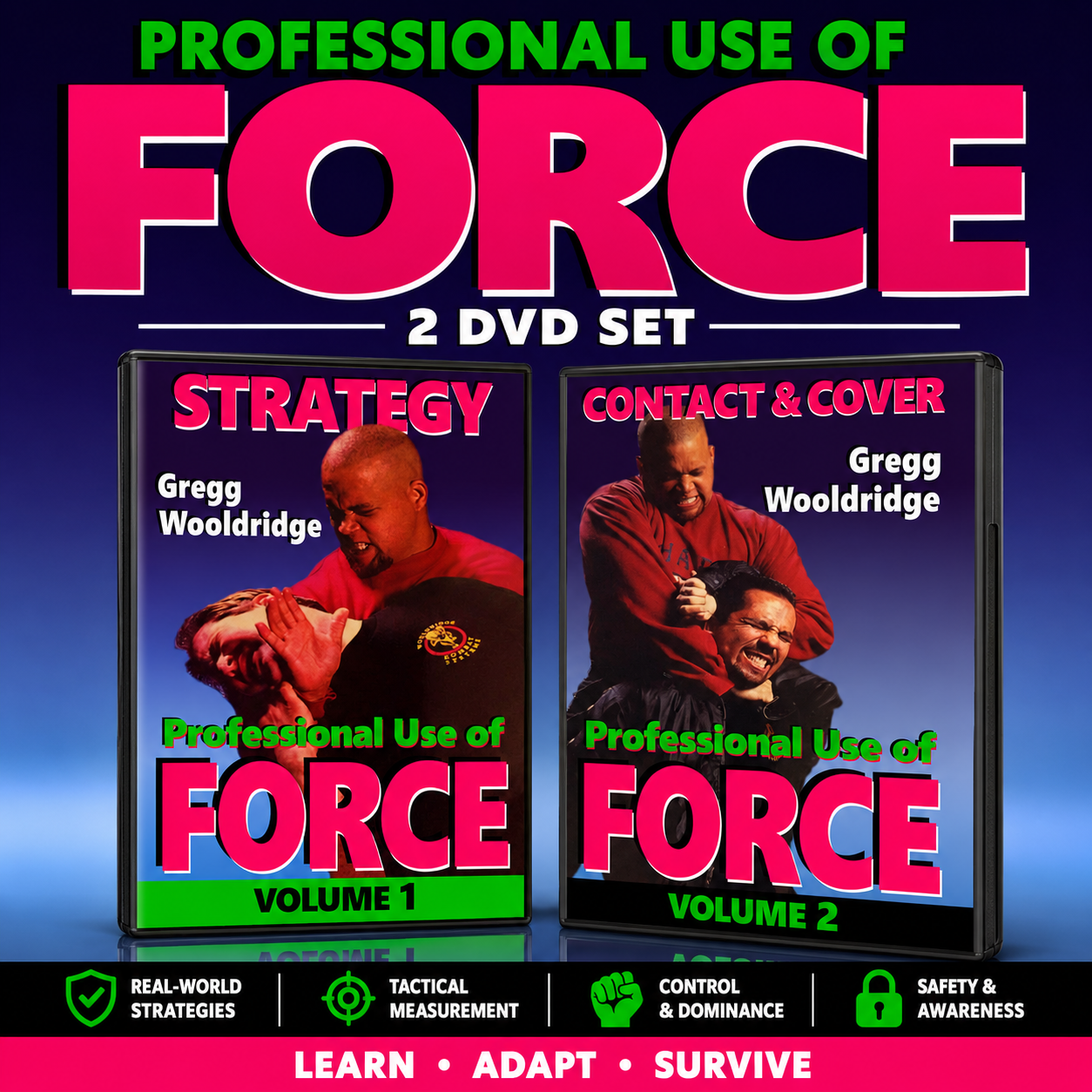 Professional Use of Force Series 2 DVD Set by Gregg Wooldridge