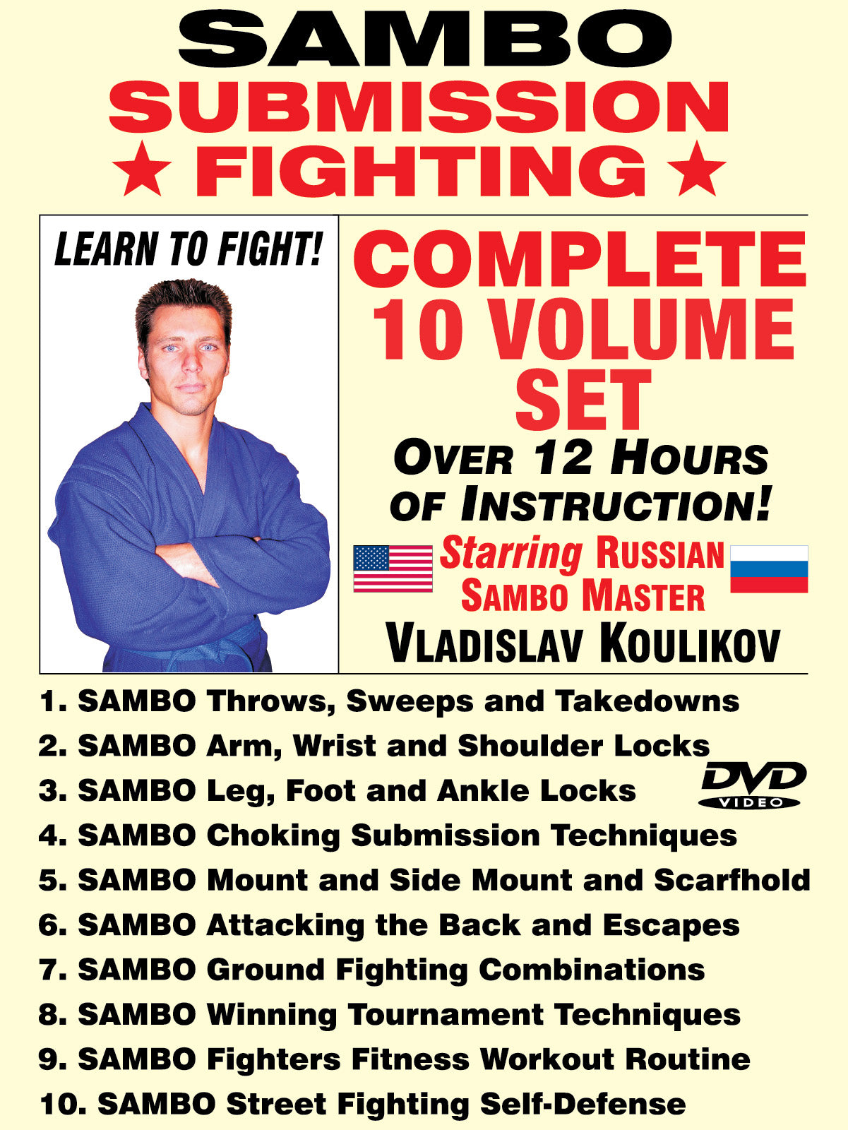Lucha de sumisión de sambo de Vladislav Koulikov (bajo demanda) 