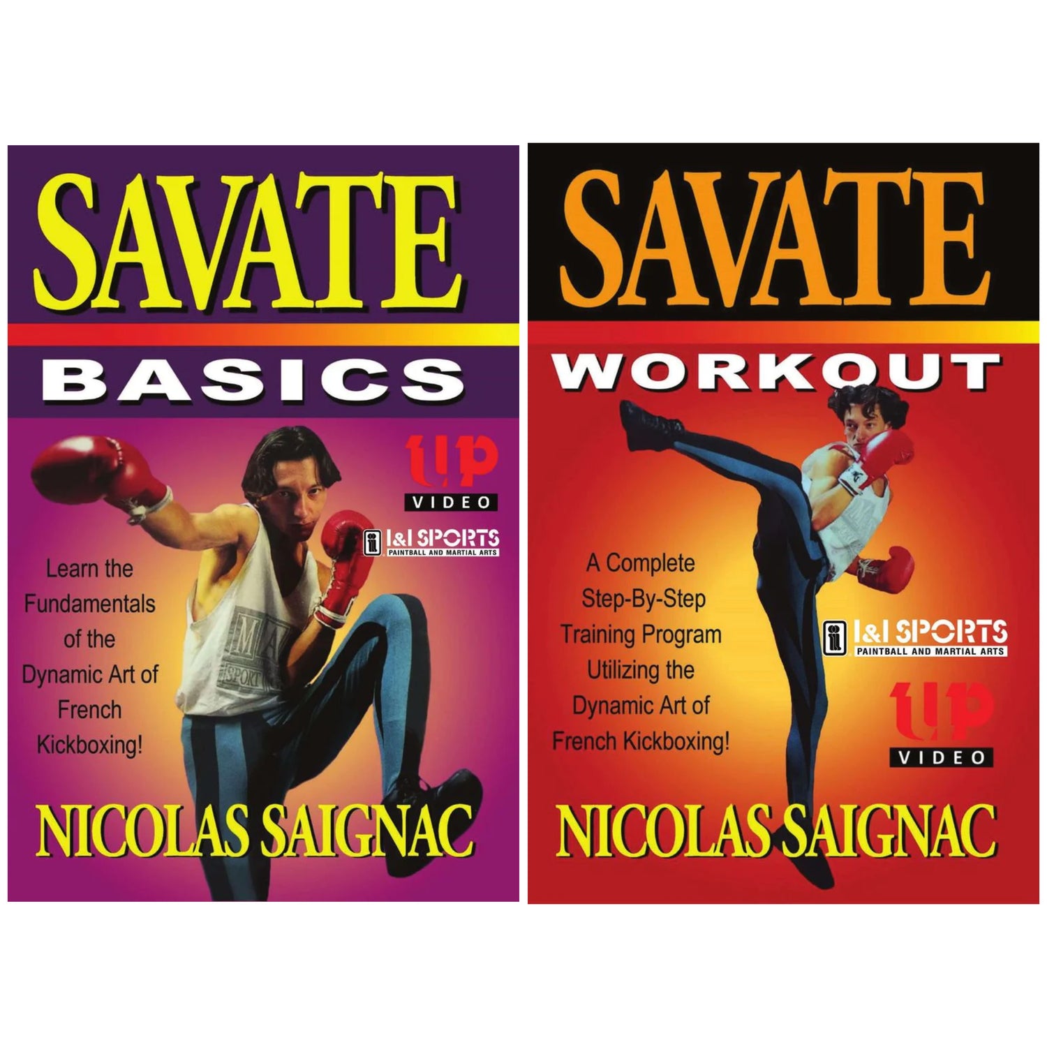Savate French Kickboxing 2 DVD Set by Nicolas Saignac