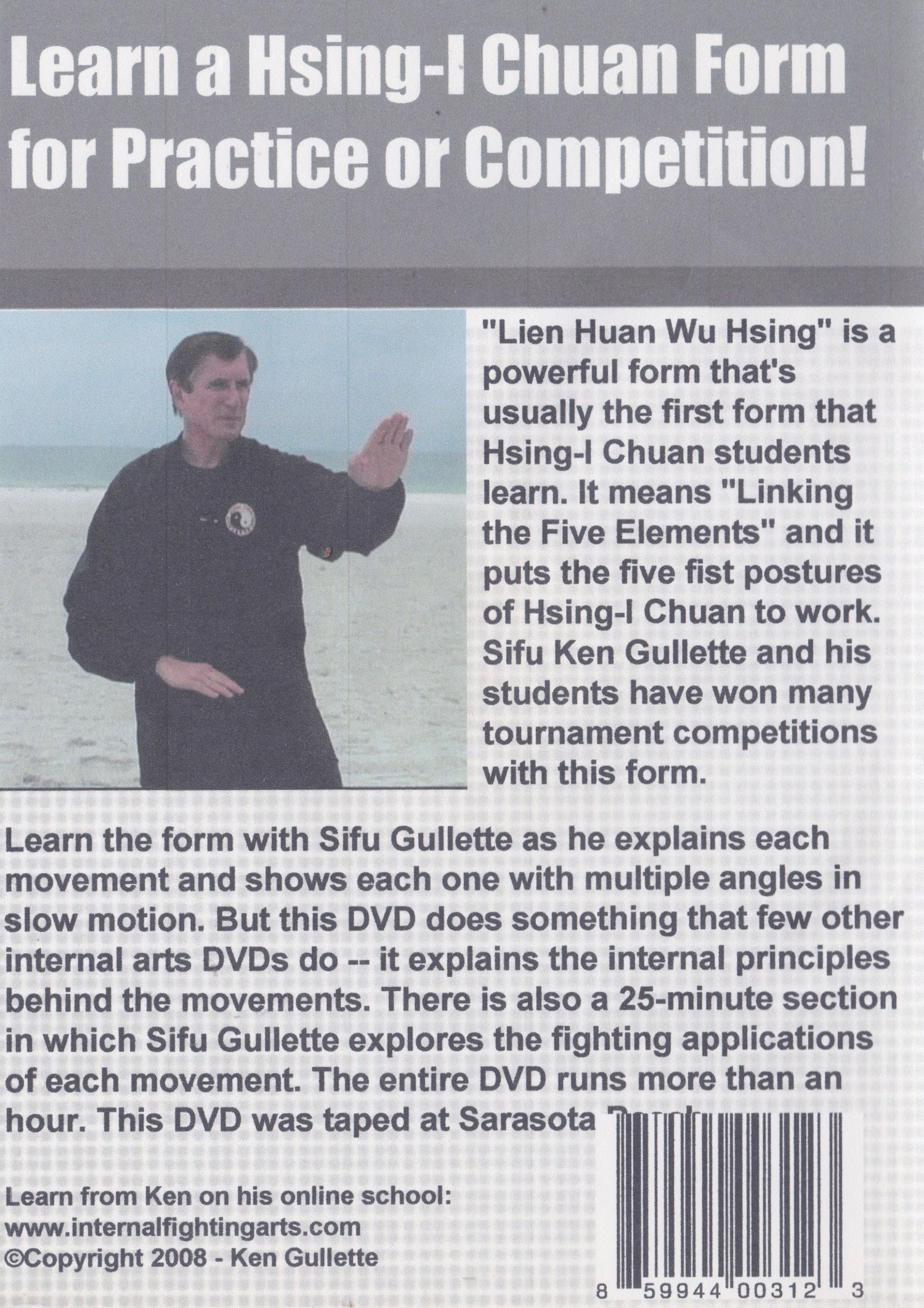 Hsing-I Chuan 5 Element Linking Form DVD by Ken Gullette (Preowned)