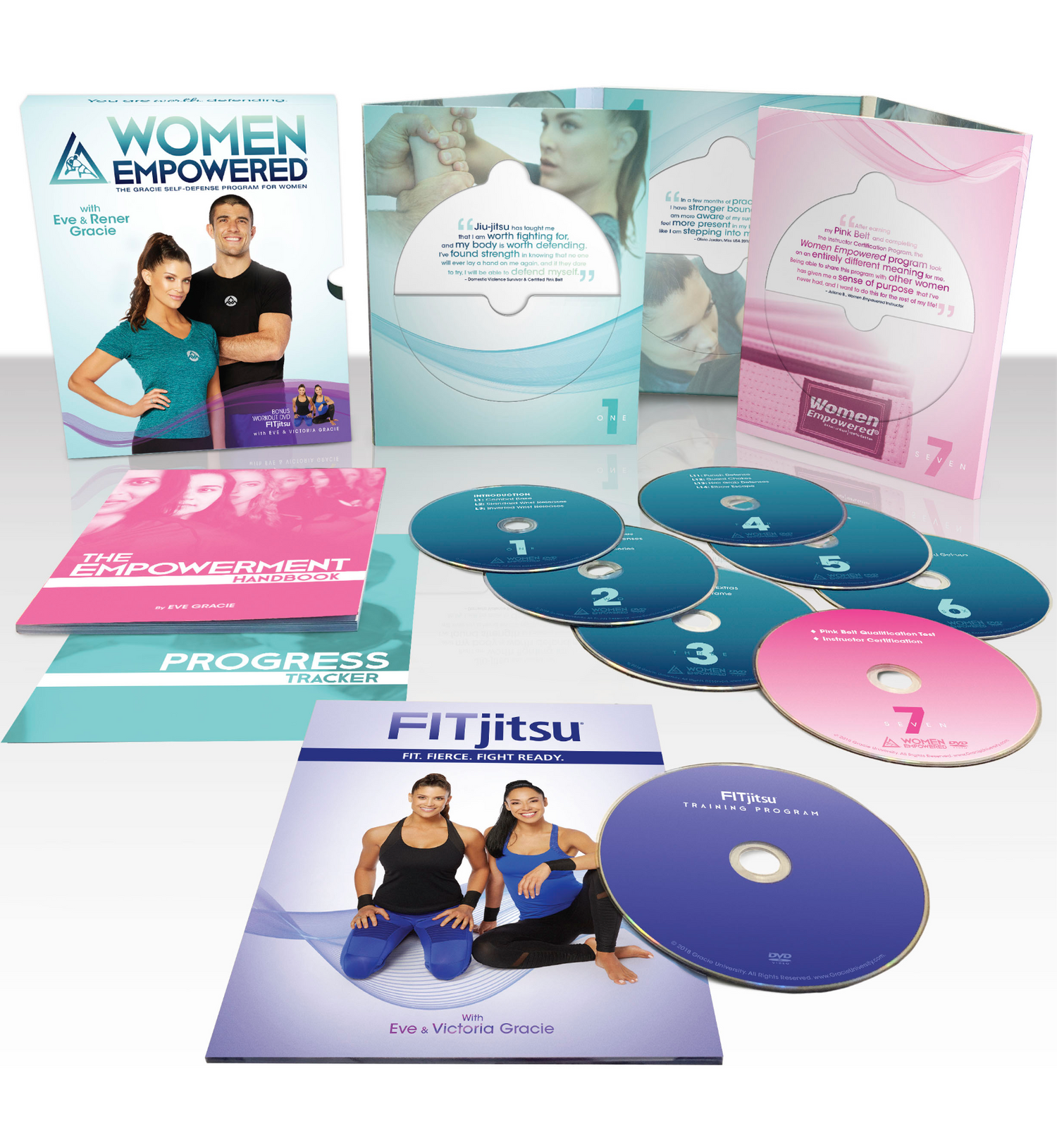 Women Empowered 2.0 Self Defense 8 DVD Set by Gracie University - Budovideos Inc