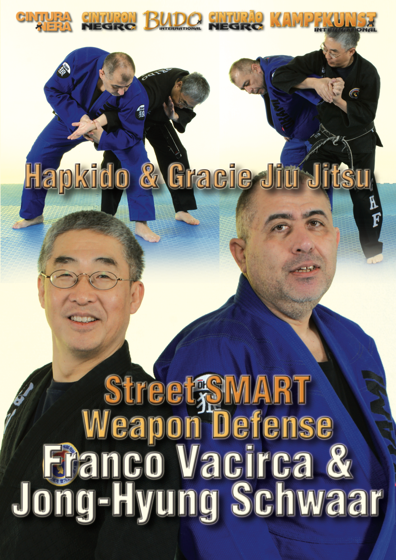 DVD de Gracie Jiu-Jitsu y Hapkido Weapon Defense de Franco Vacirca y Jong Hyung