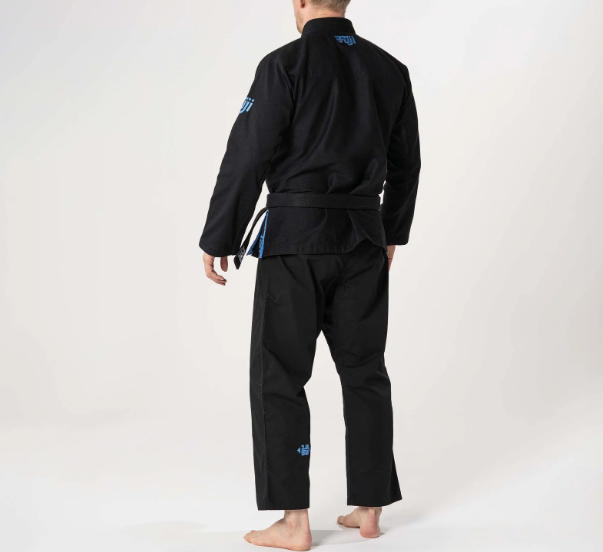 Flow-Tech BJJ Gi Black & Blue & Gray by Fuji