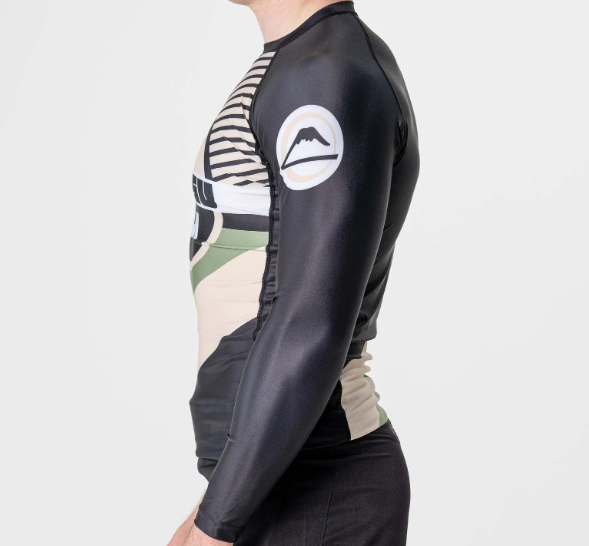 Pacer Flex Lite Long Sleeve Rashguard Black by Fuji