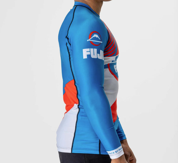 Pacer Flex Lite Long Sleeve Rashguard Blue/Red by Fuji (Copy)