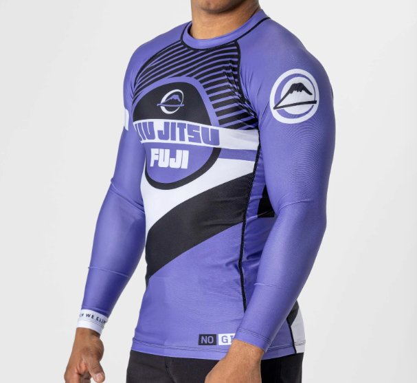 Pacer Flex Lite Long Sleeve Rashguard Purple by Fuji