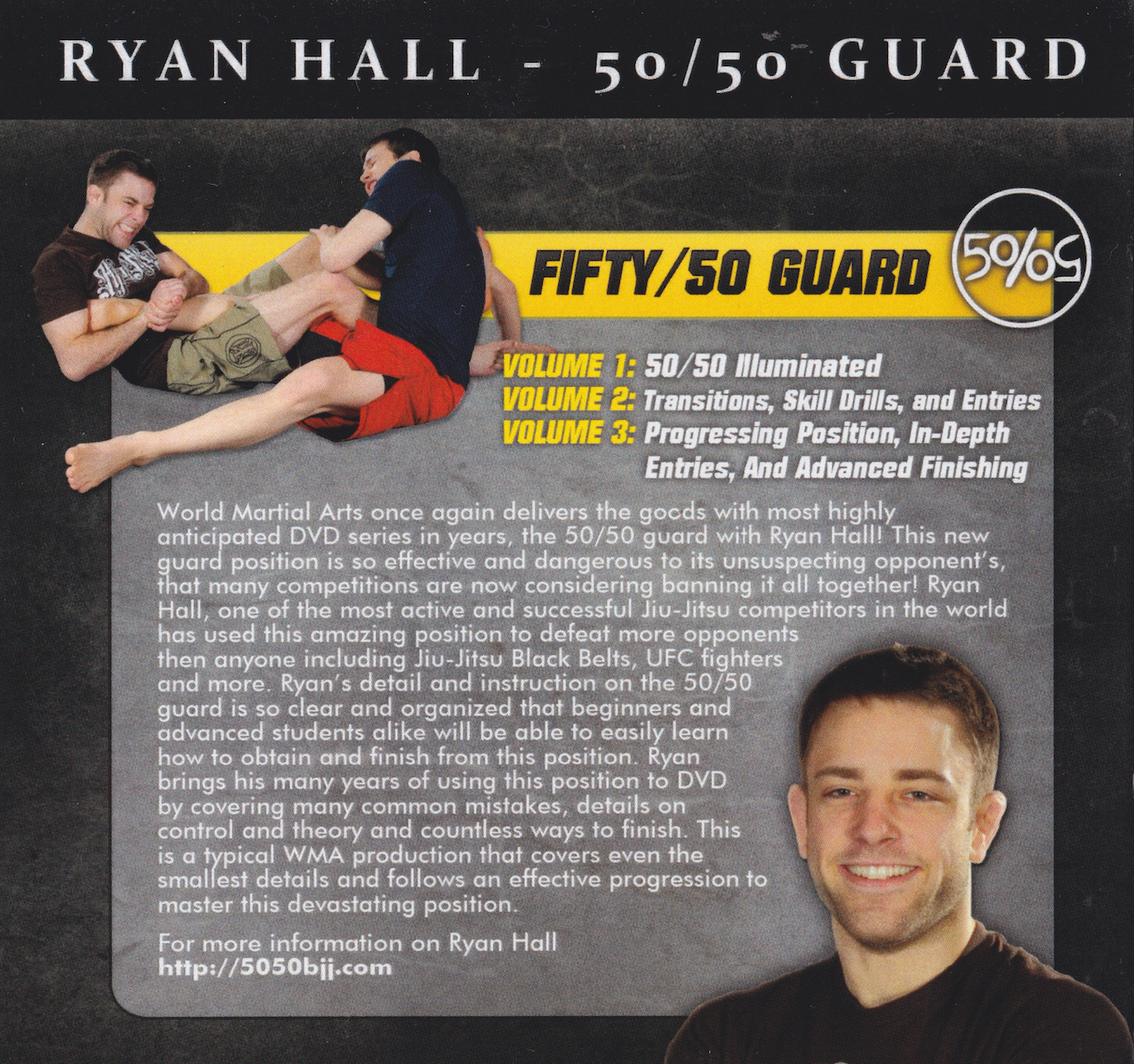 Juego de DVD The 50/50 Guard 3 con Ryan Hall (usado)