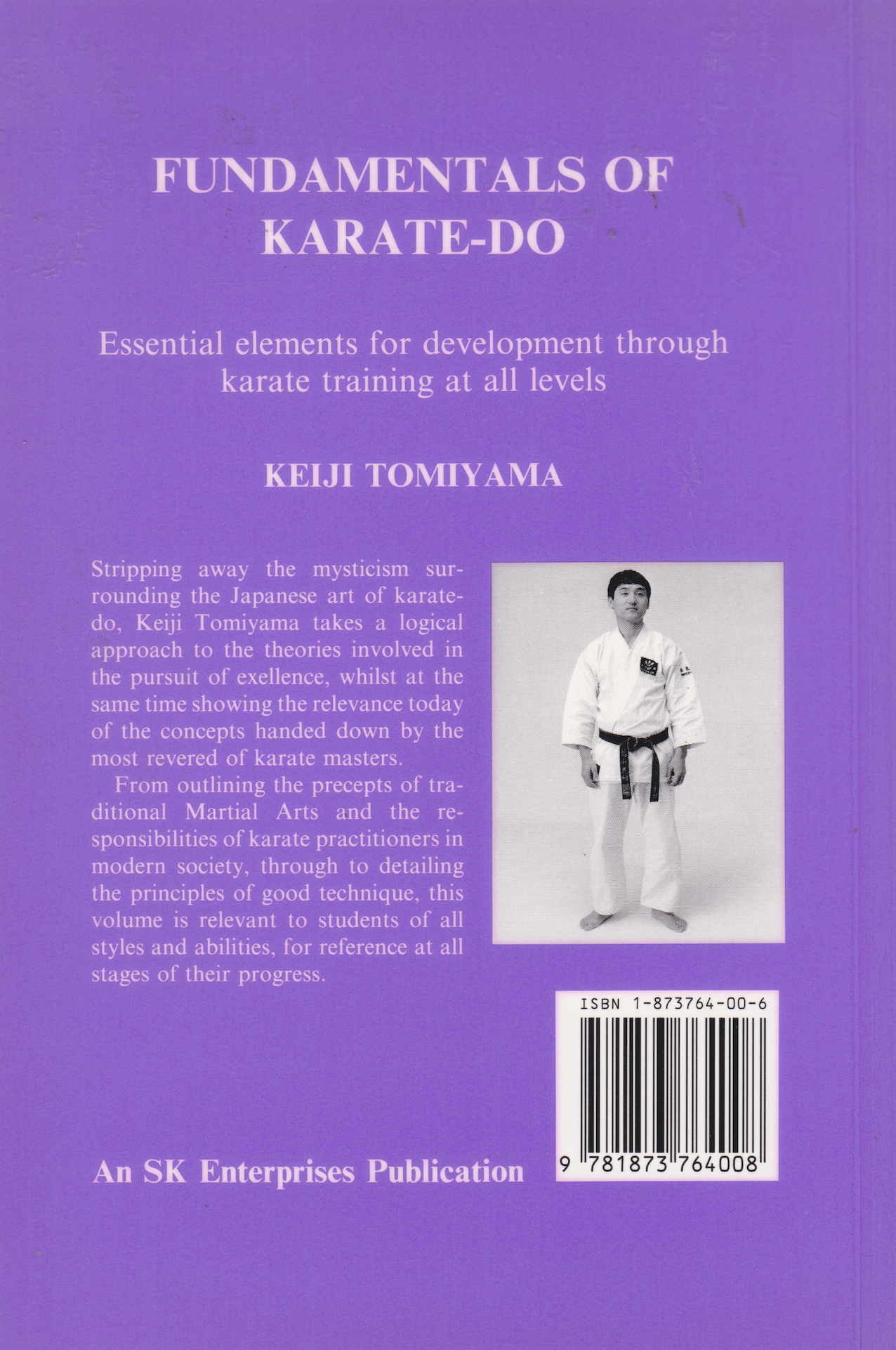 Fundamentals of Karate-do: Essential Elements for Development Through Karate Training at All Levels Book by Keiji Tomiyama