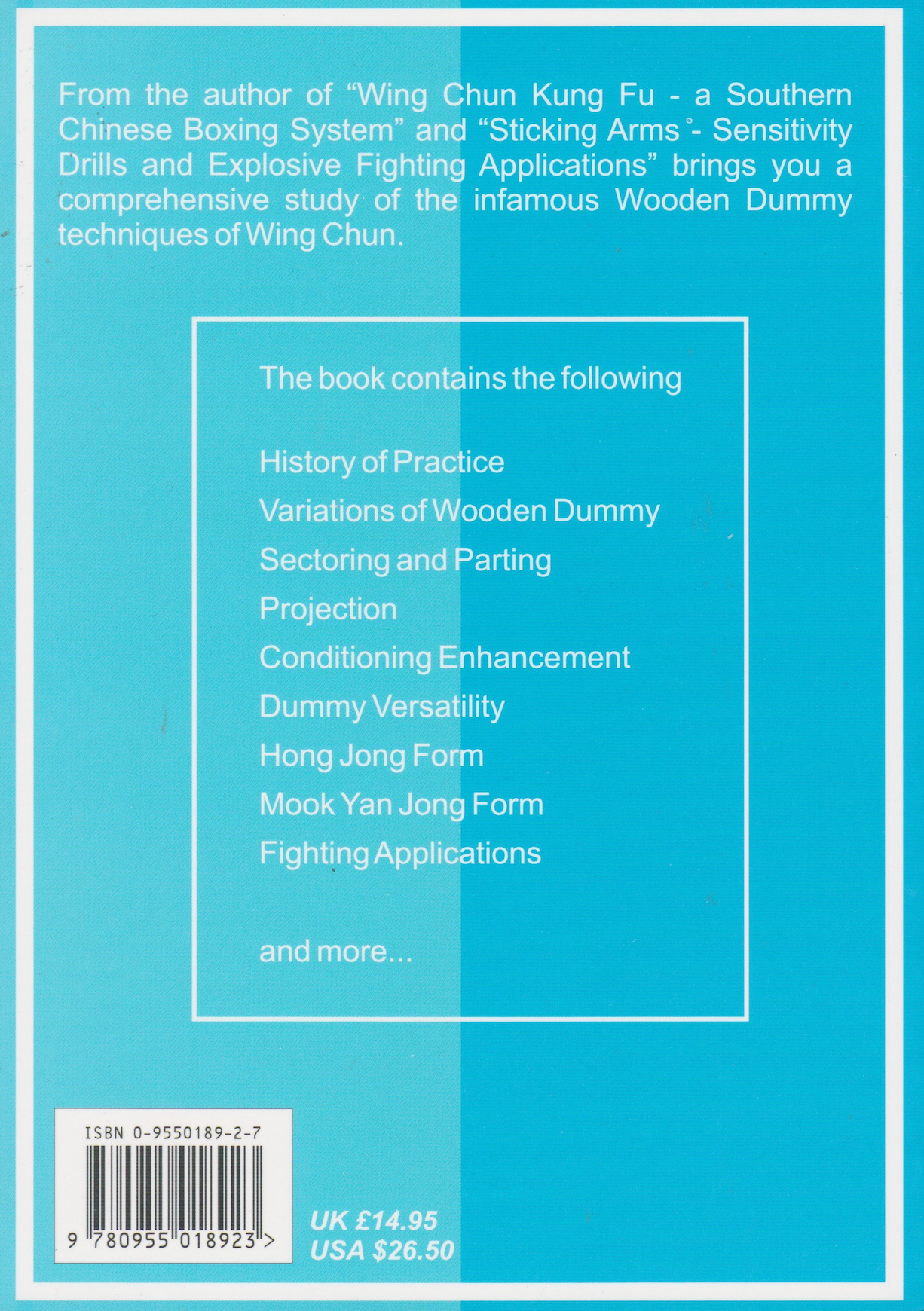 Wing Chun Wooden Dummy Dynamic Training Methods Book Guy Edwards