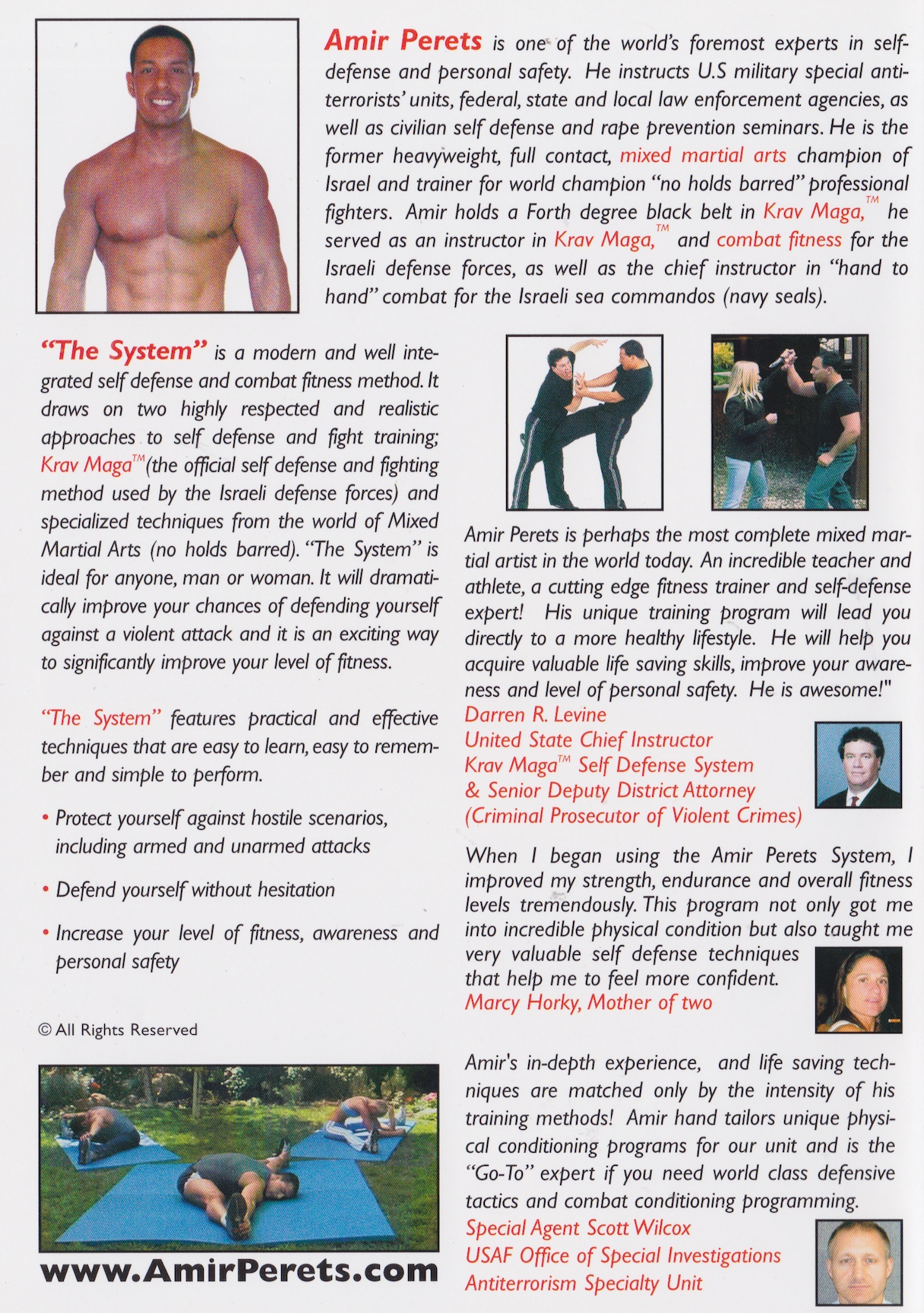 The System: Complete Self Defense & Combat Fitness DVD 2 by Amir Perets