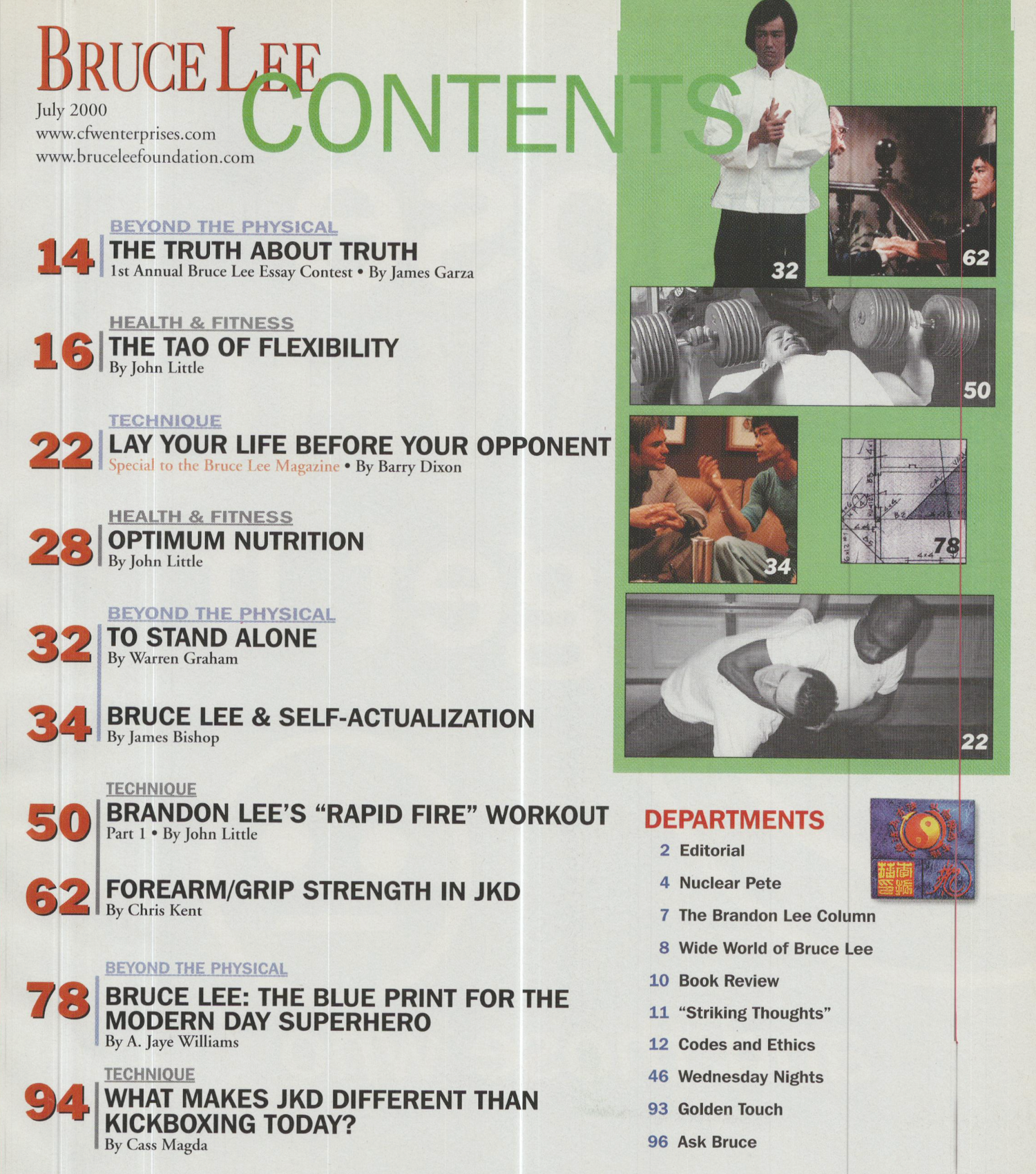 Bruce Lee: The Official Publication & Voice of the Jun Fan Jeet Kune Do Nucleus July 2000 (E-Book)