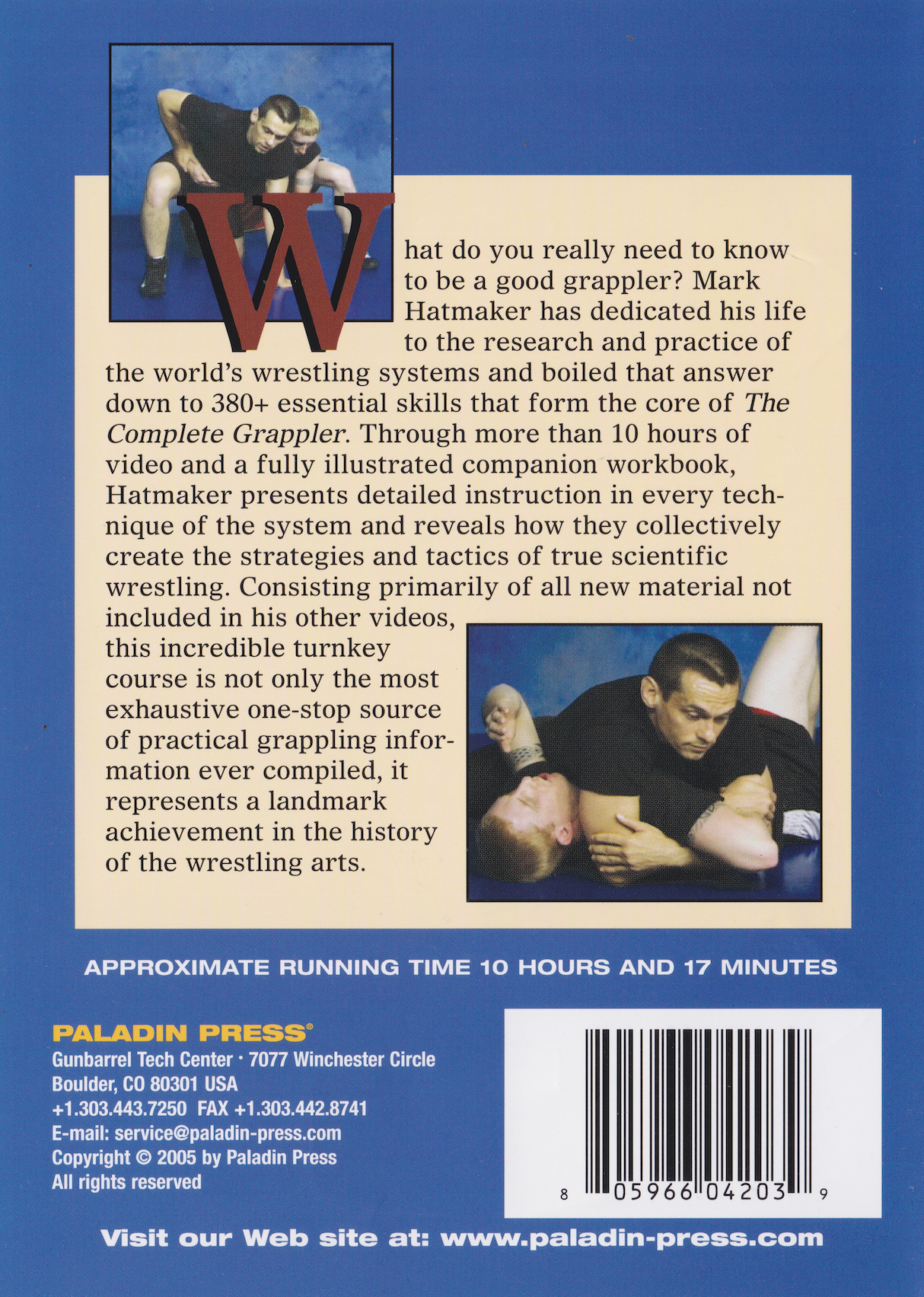 The Complete Grappler Book & 6 DVD Set by Mark Hatmaker (Preowned)