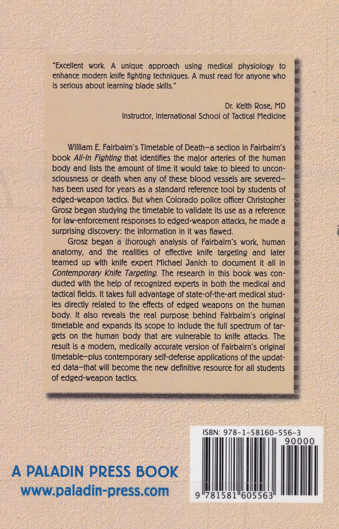 Contemporary Knife Targeting Book by Christopher Grosz & Michael Janich (Preowned)