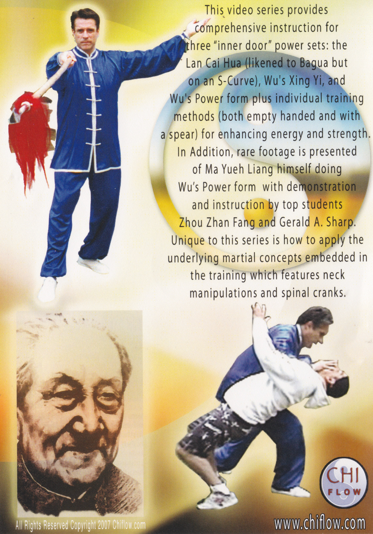 Wu Style Tai Chi Power Training 2 DVD Set by Gerald Sharp (Preowned)