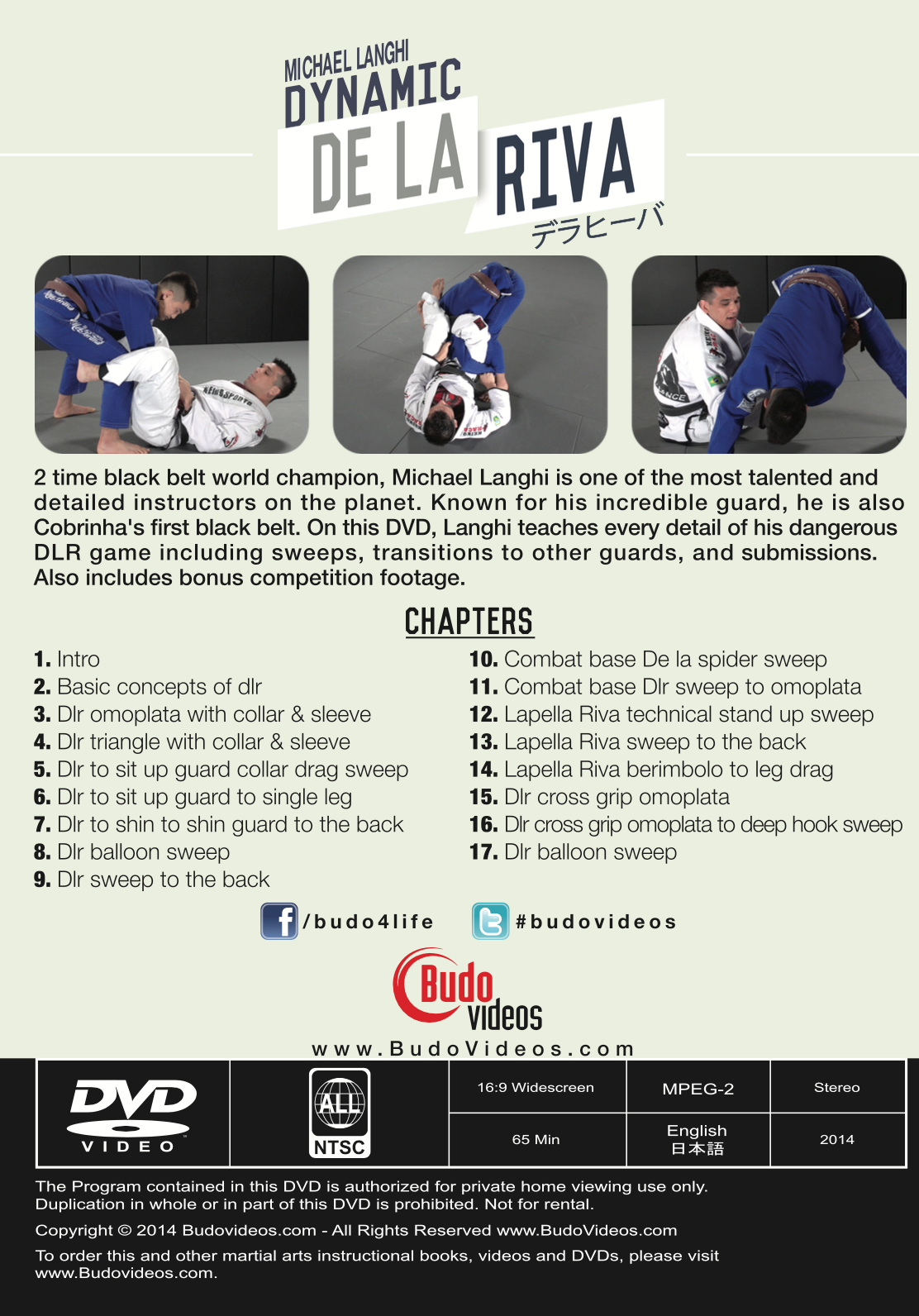 Dynamic De La Riva Guard DVD with Michael Langhi