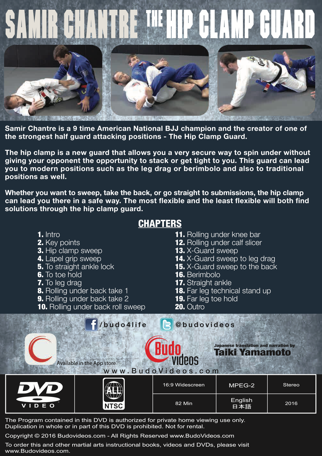 The Hip Clamp Guard DVD by Samir Chantre