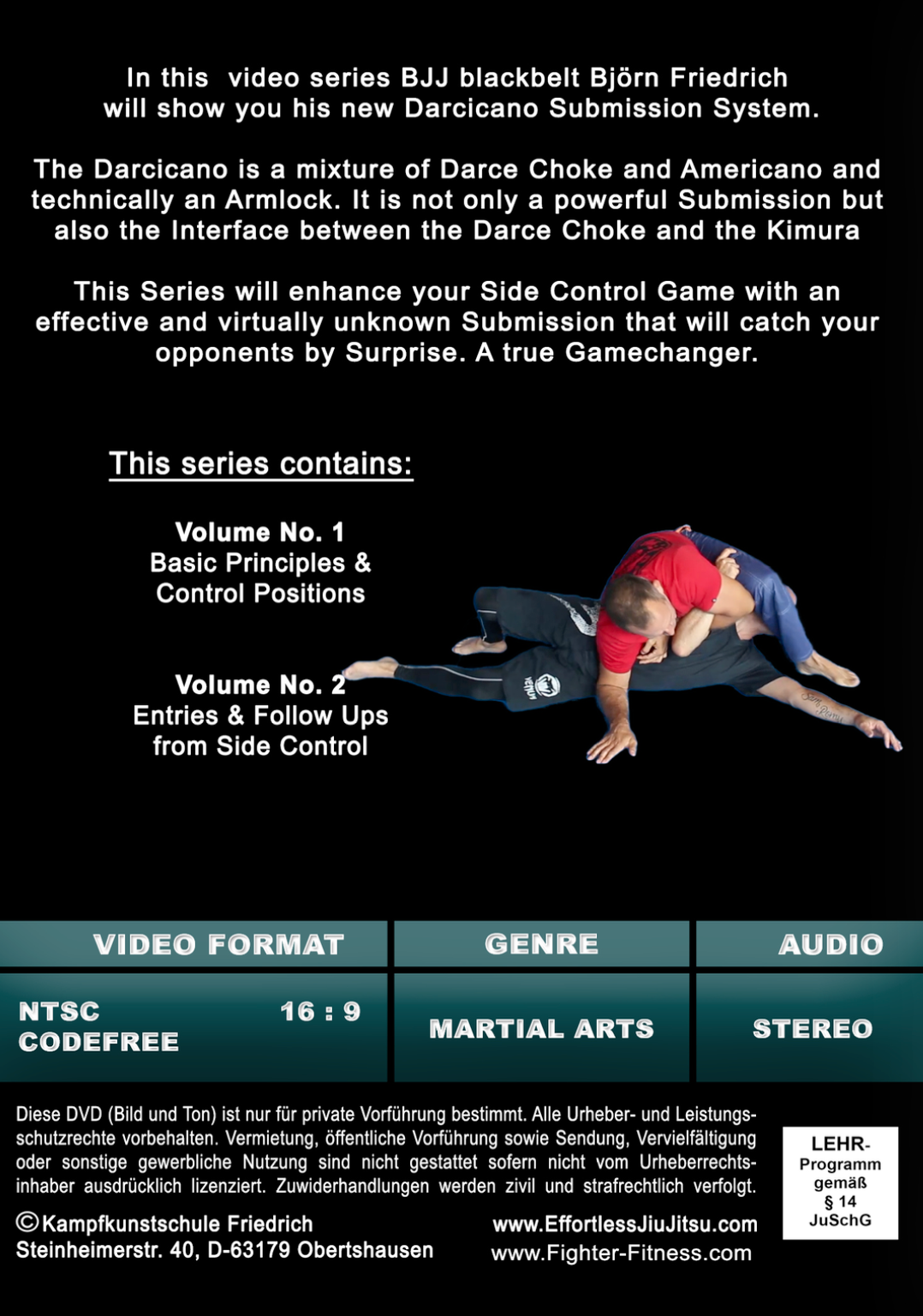 El sistema de presentación Darcicano 2, DVD de Bjorn Friedrich