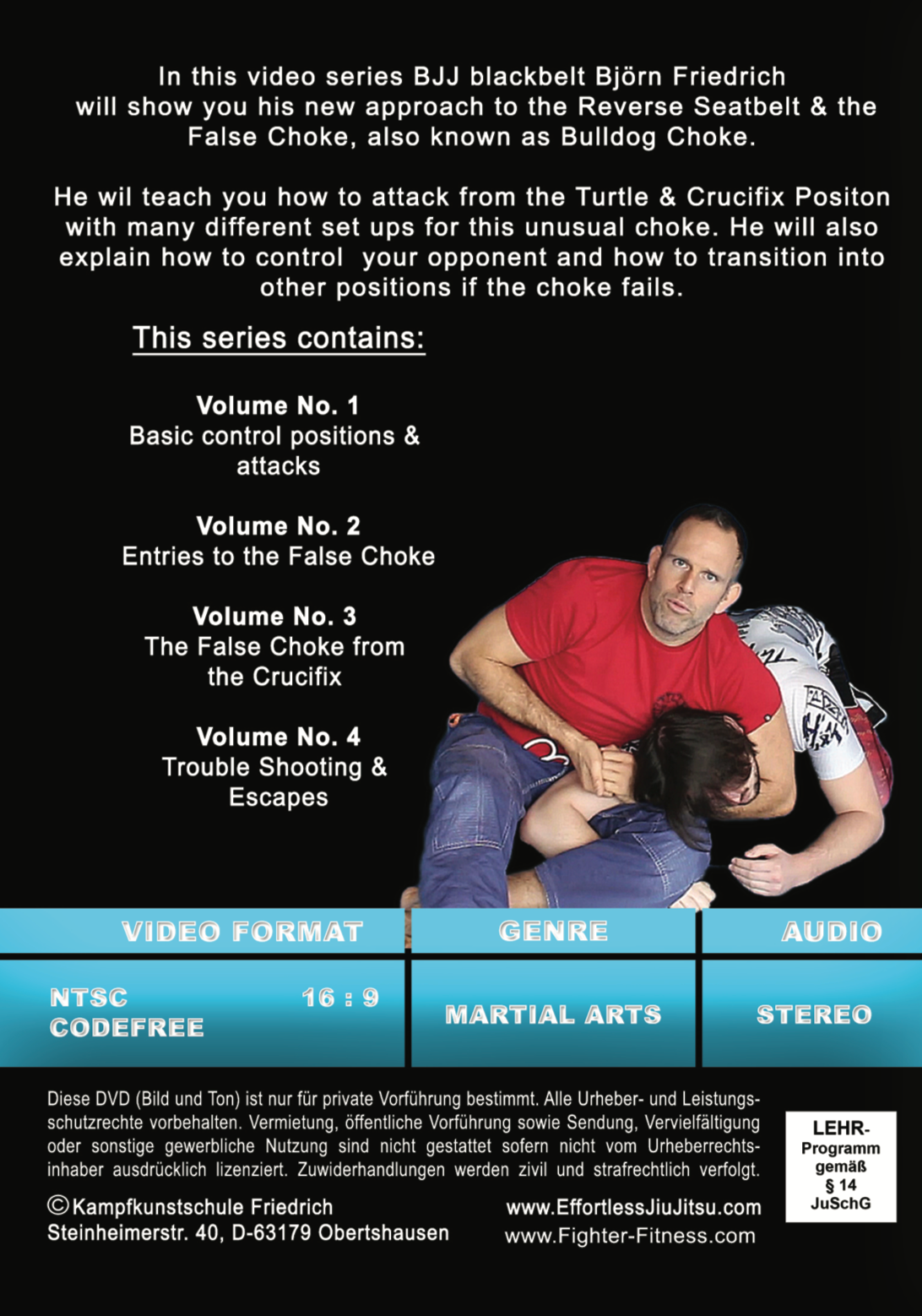 Bulldog Choke Mastery 4 DVD Set with Bjorn Friedrich