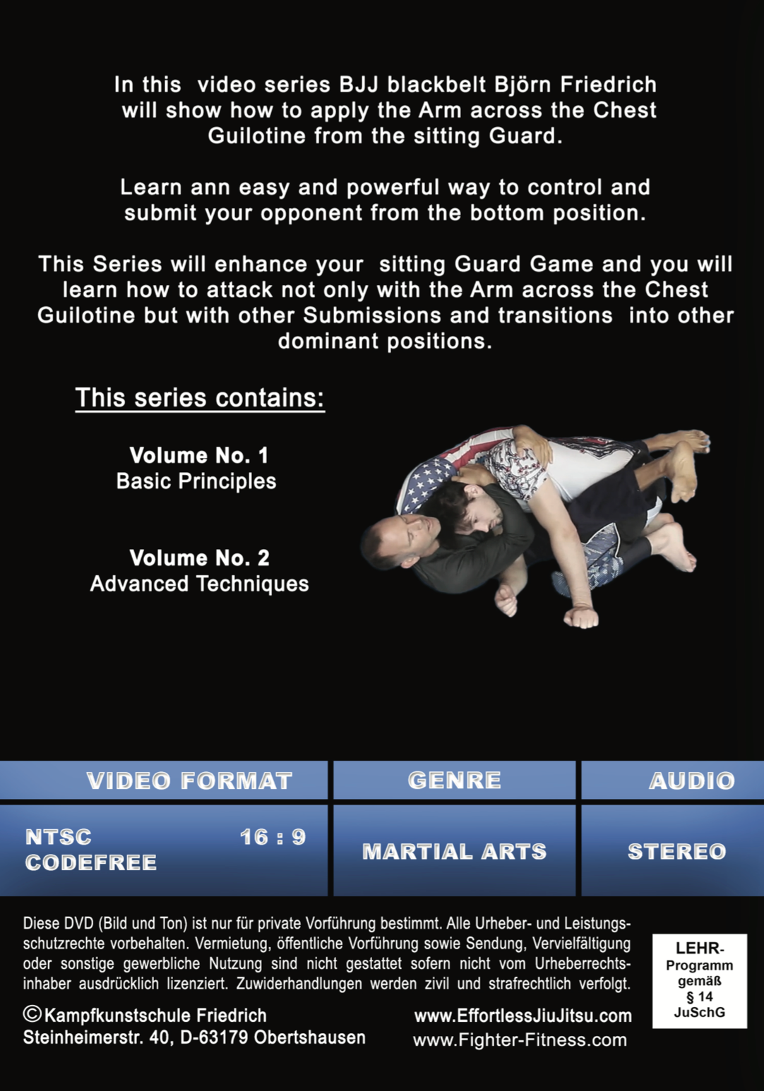 Arm Across the Chest Guillotine DVD by Bjorn Friedrich