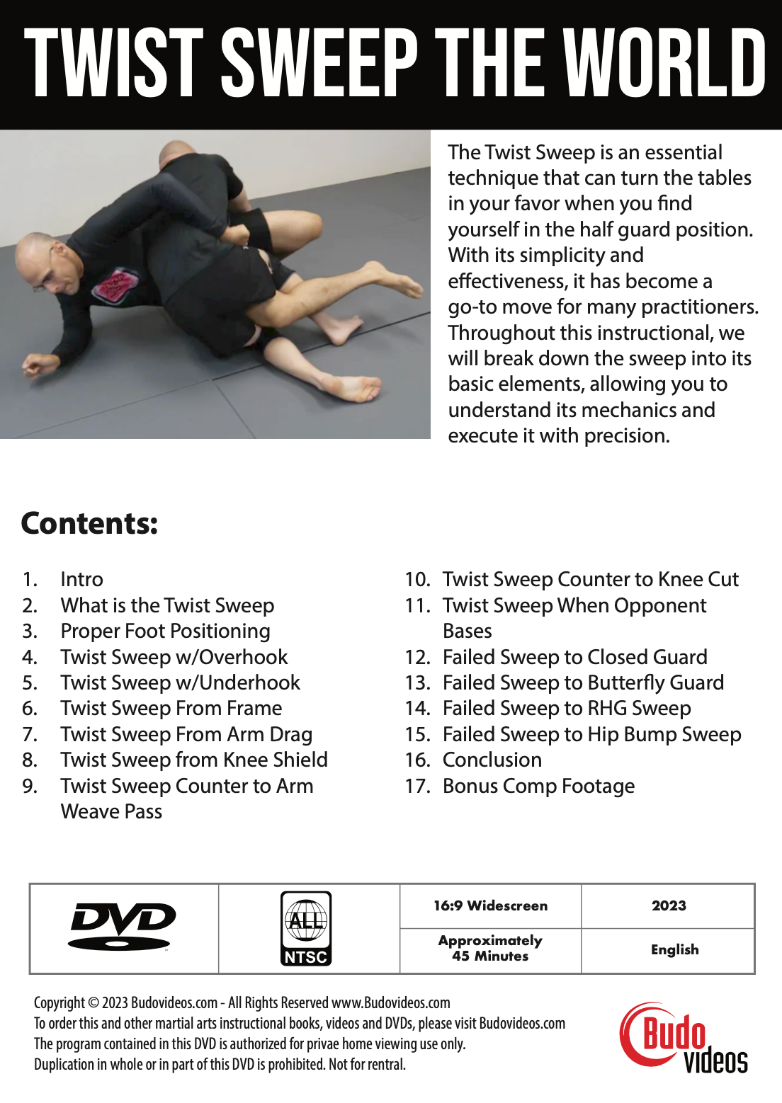 Twist Sweep the World DVD by Daniel Pollaccia