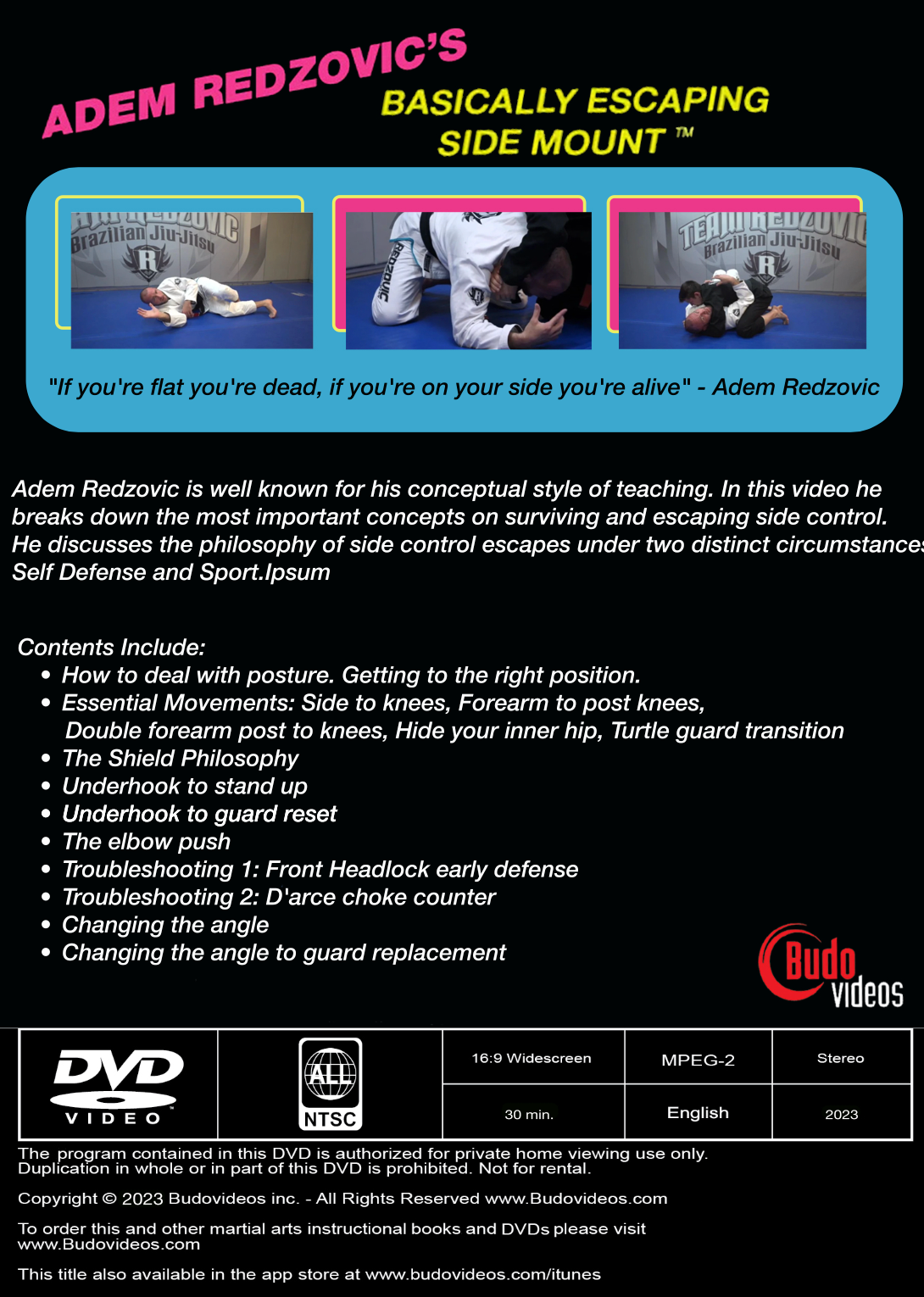 Basically Escaping Side Mount DVD by Adem Redzovic