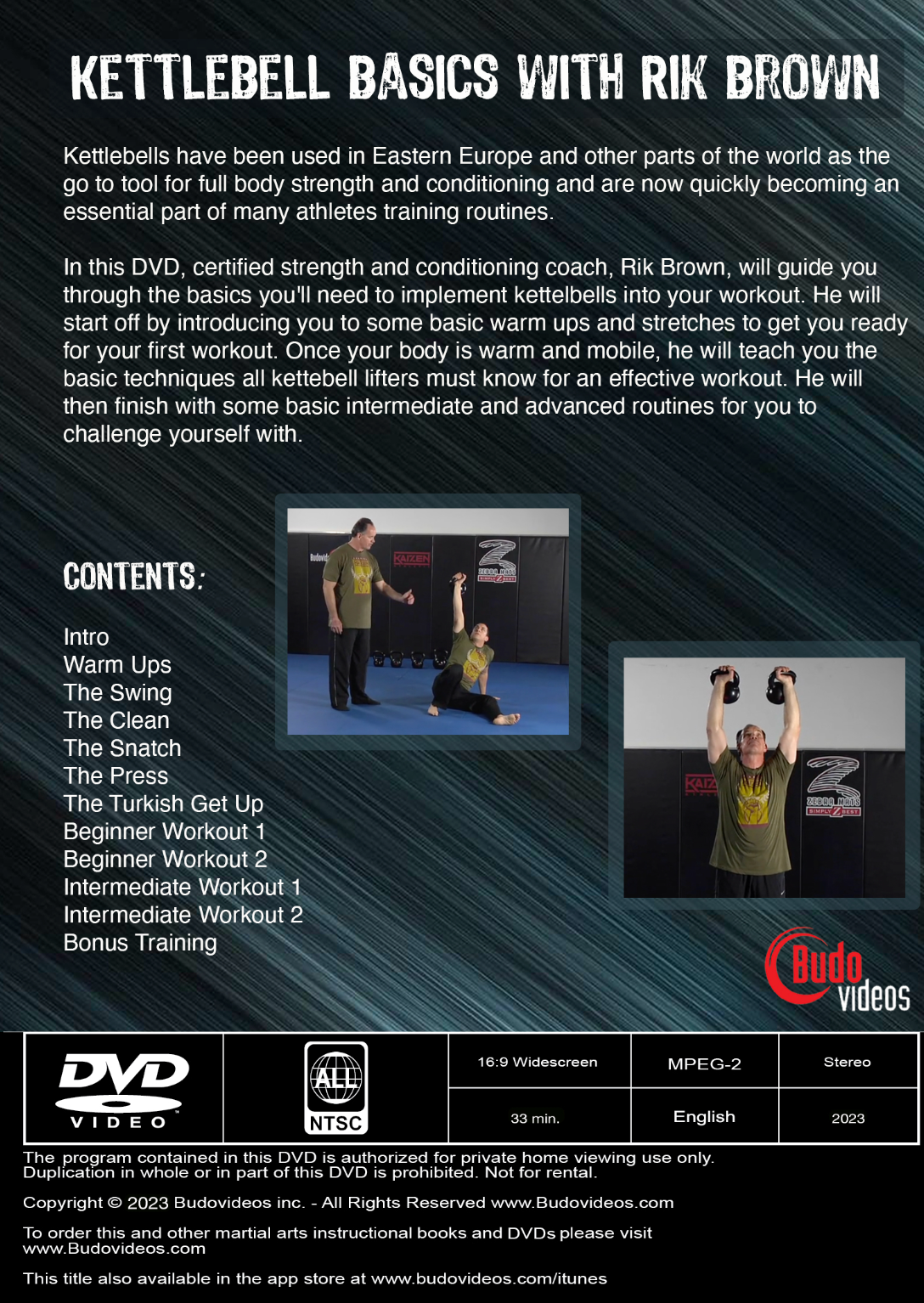 Kettllebell Basics DVD with Rik Brown