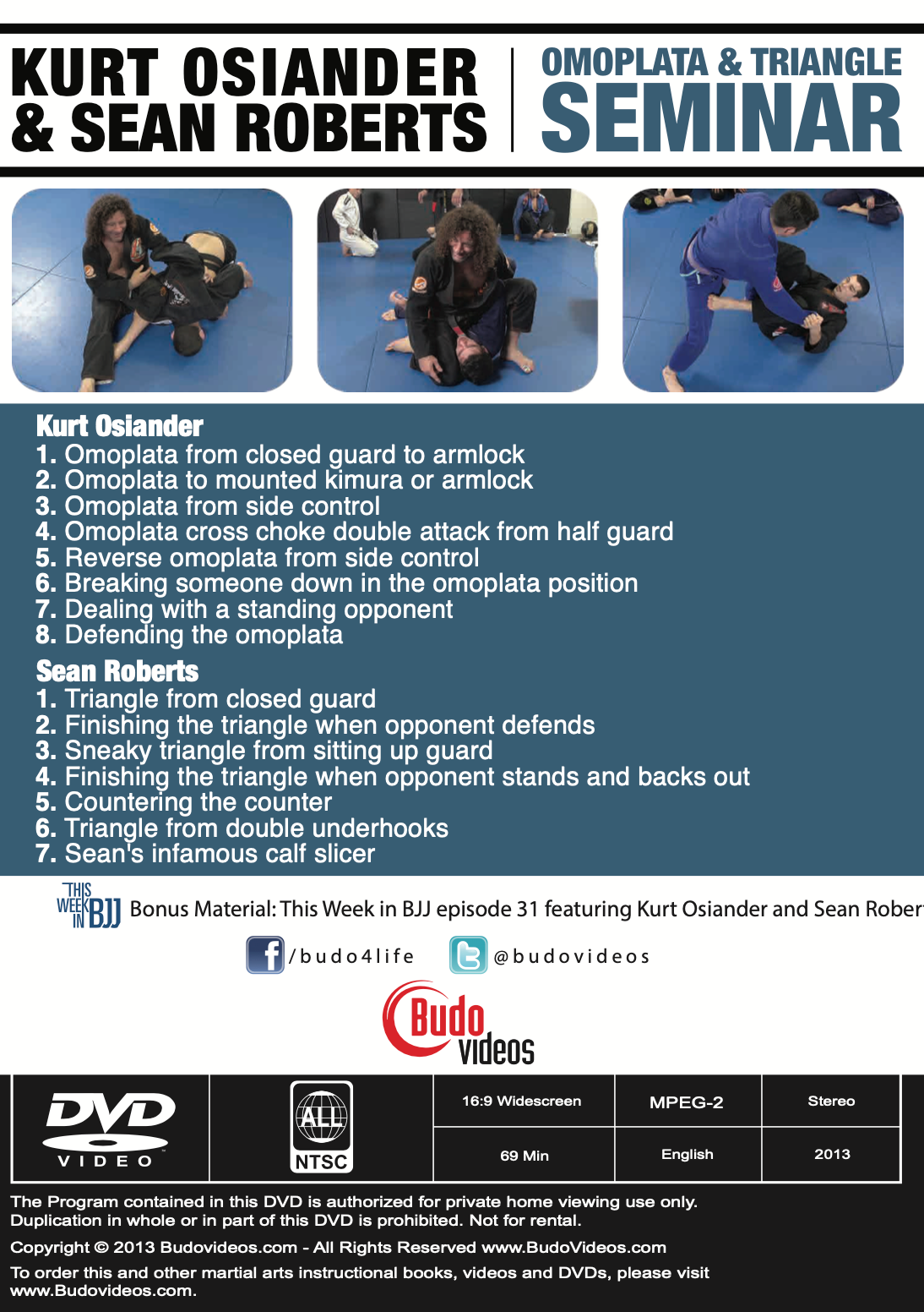 Kurt Osiander & Sean Roberts Seminar DVD