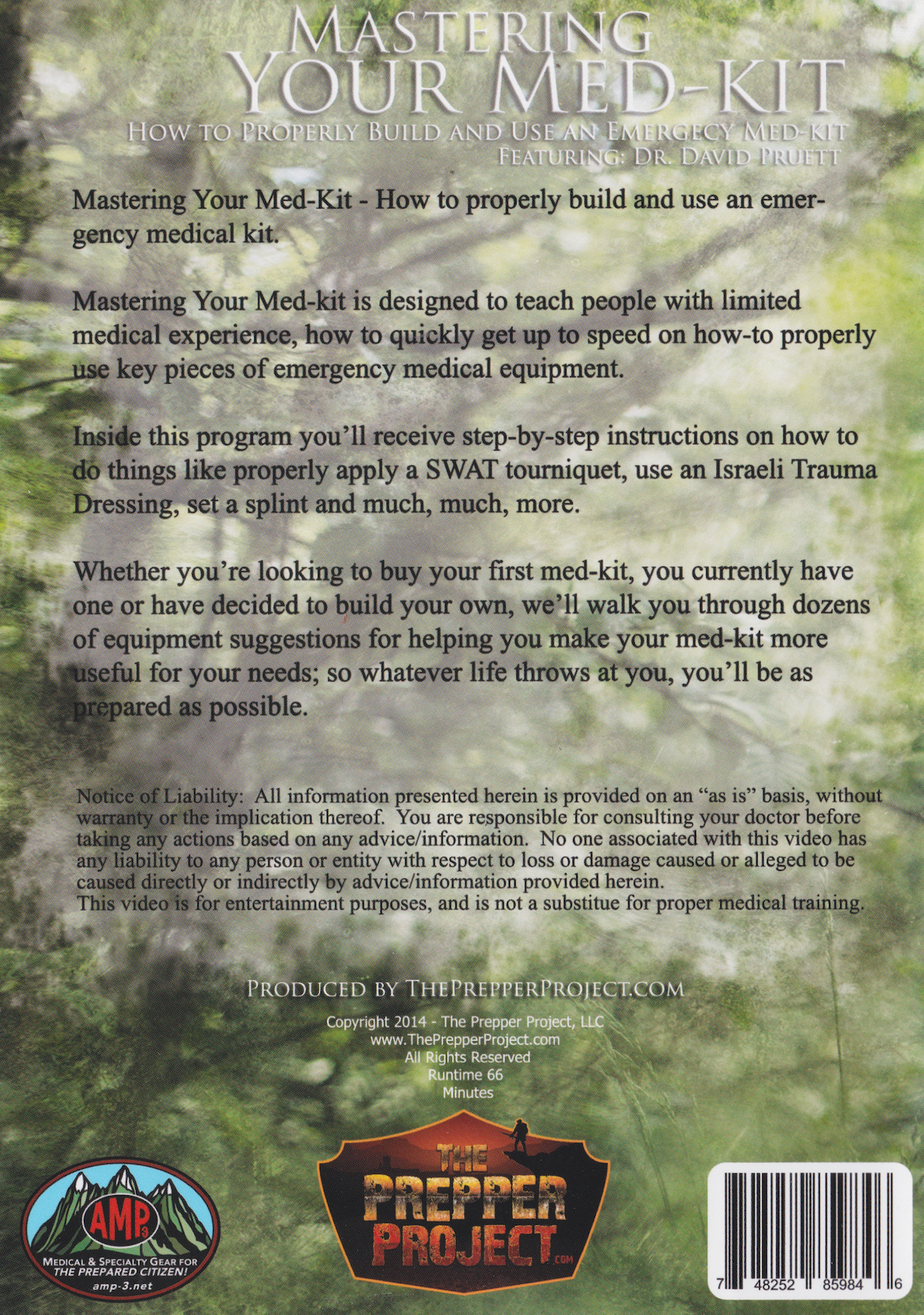 Mastering Your Med-Kit DVD by David Pruet (Preowned)