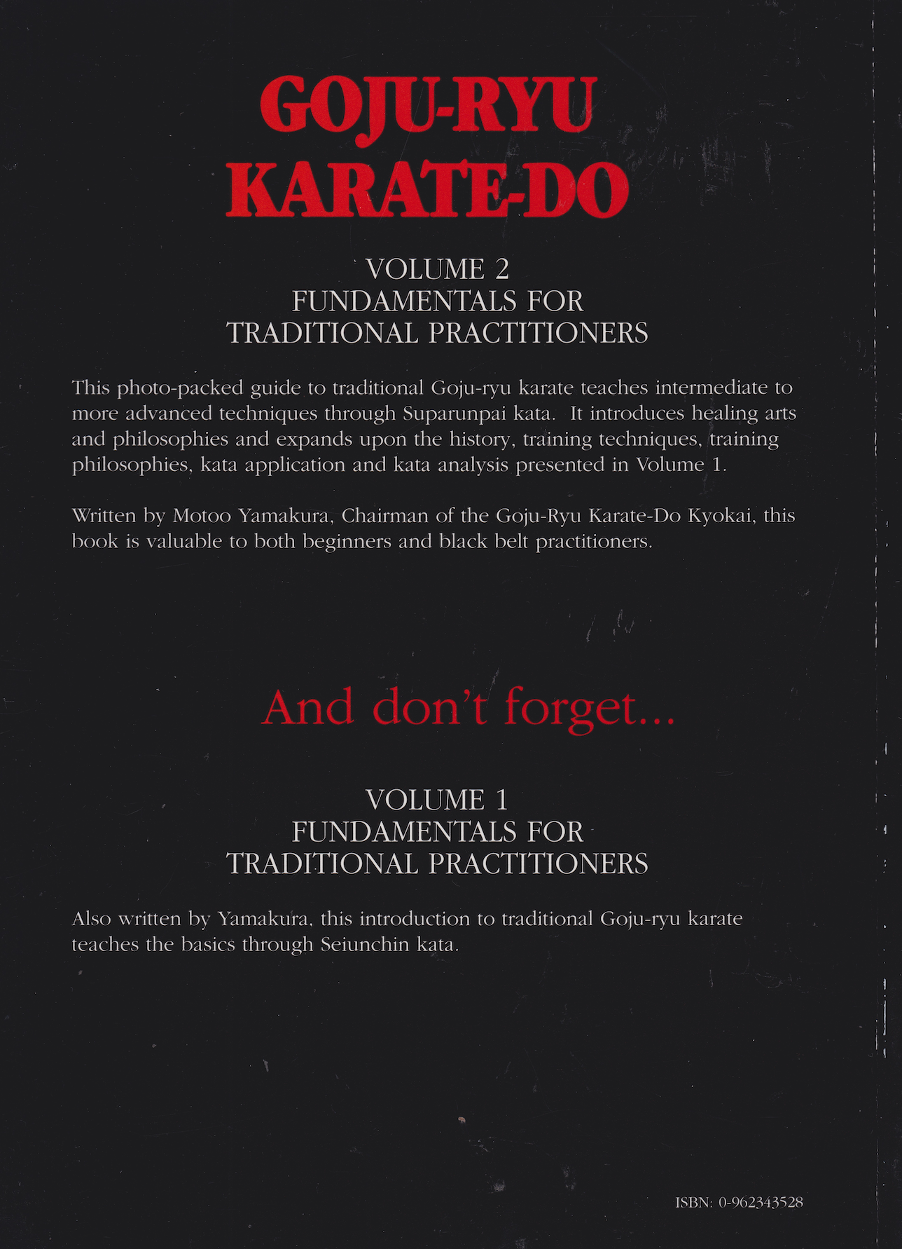 Goju Ryu Karate Do Book 2: Fundamentals for Traditional Practitioners by Motoo Yamakura