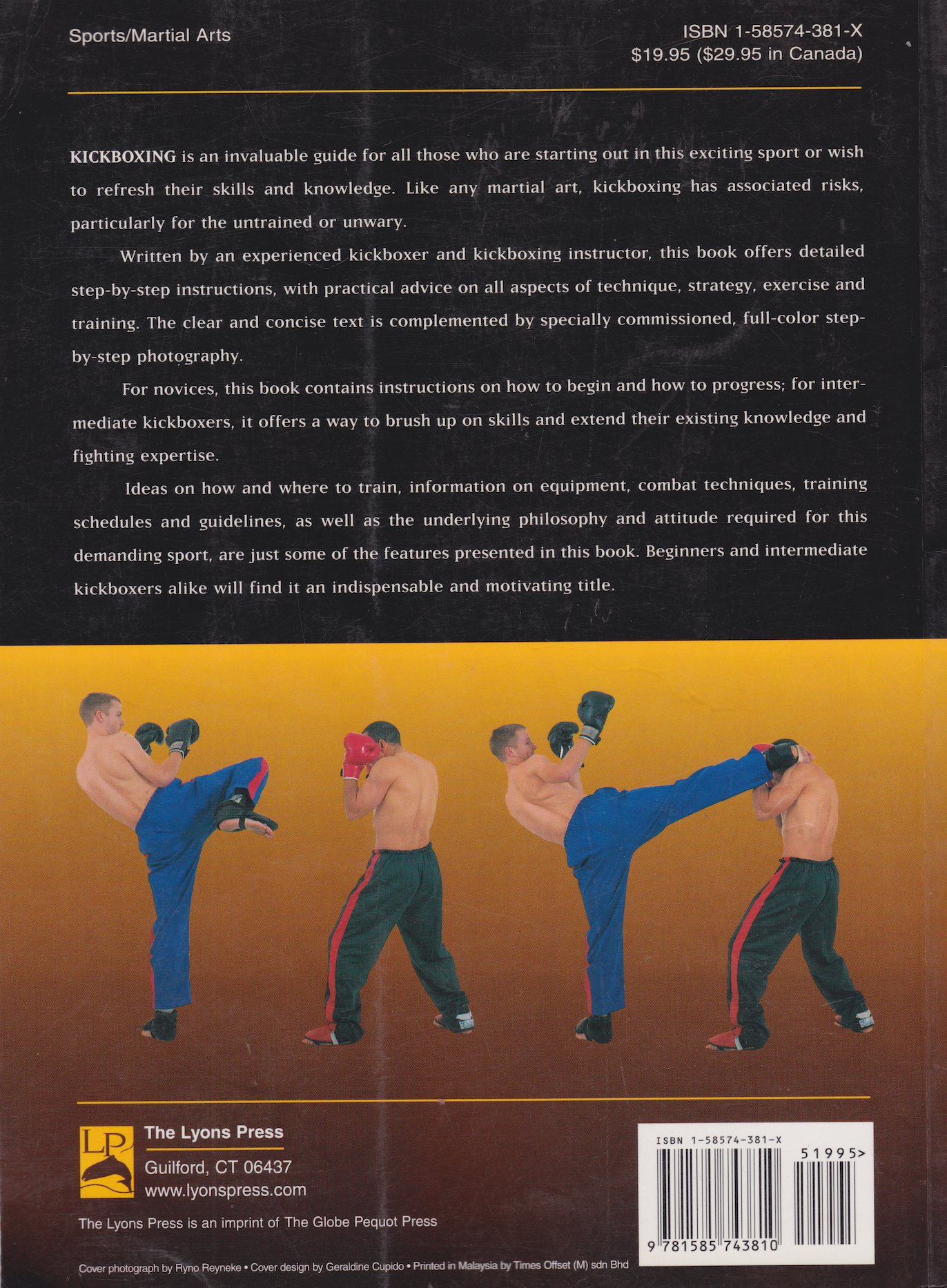 Kickboxing: The Essential Guide to Mastering the Art Book by Eddie Cave (Preowned)