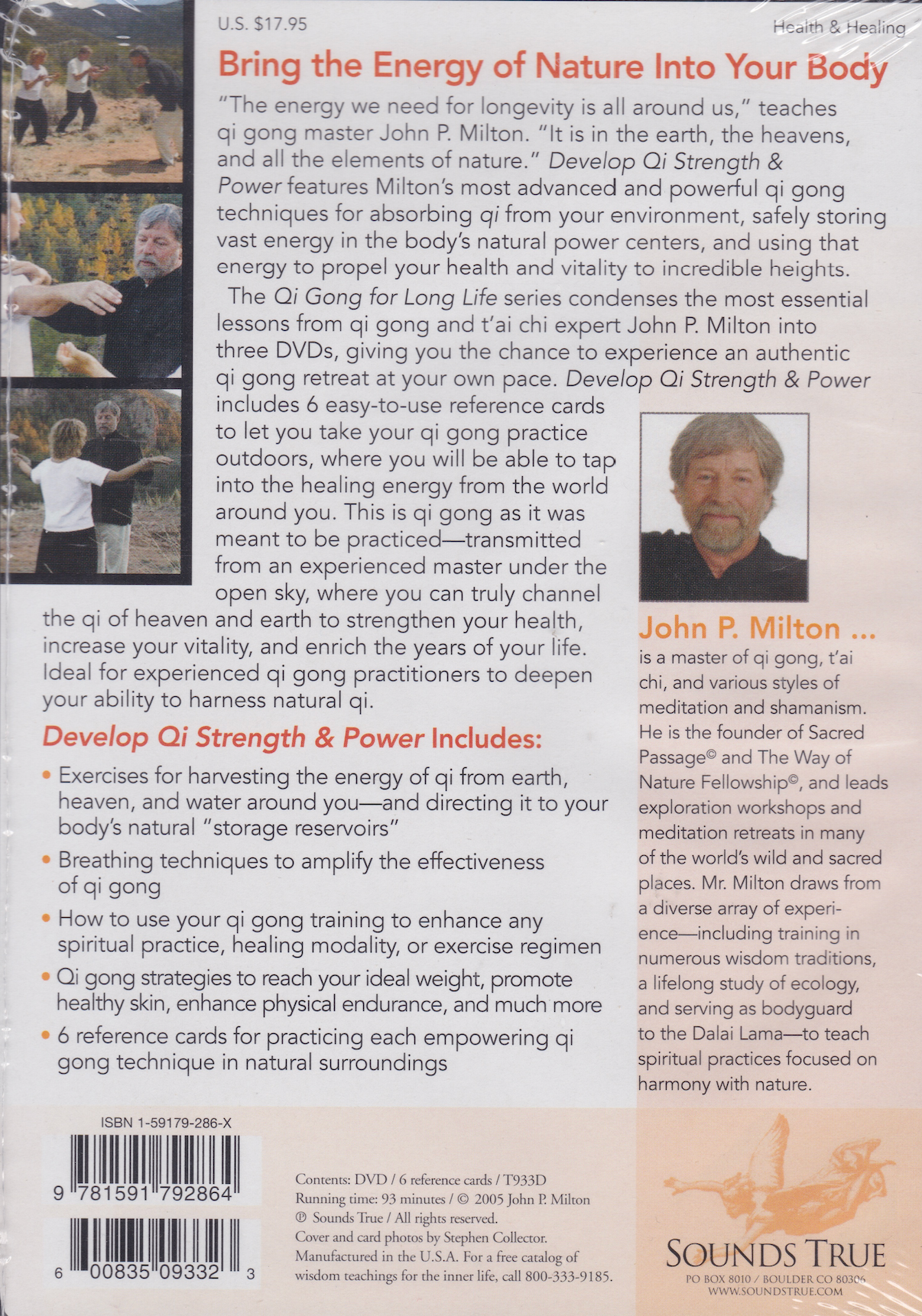 Qi Gong For Life: Develop Qi Strength & Power DVD by John Milton